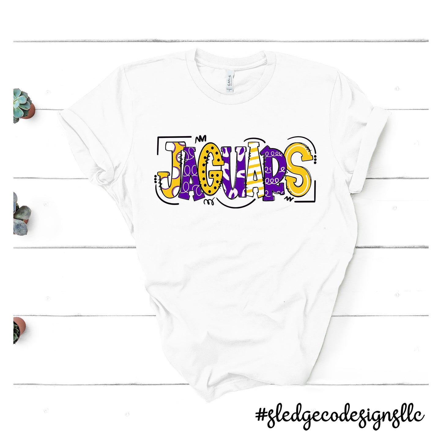 Desoto Central Jaguars | Custom Doodle | Custom Unisex Tshirt