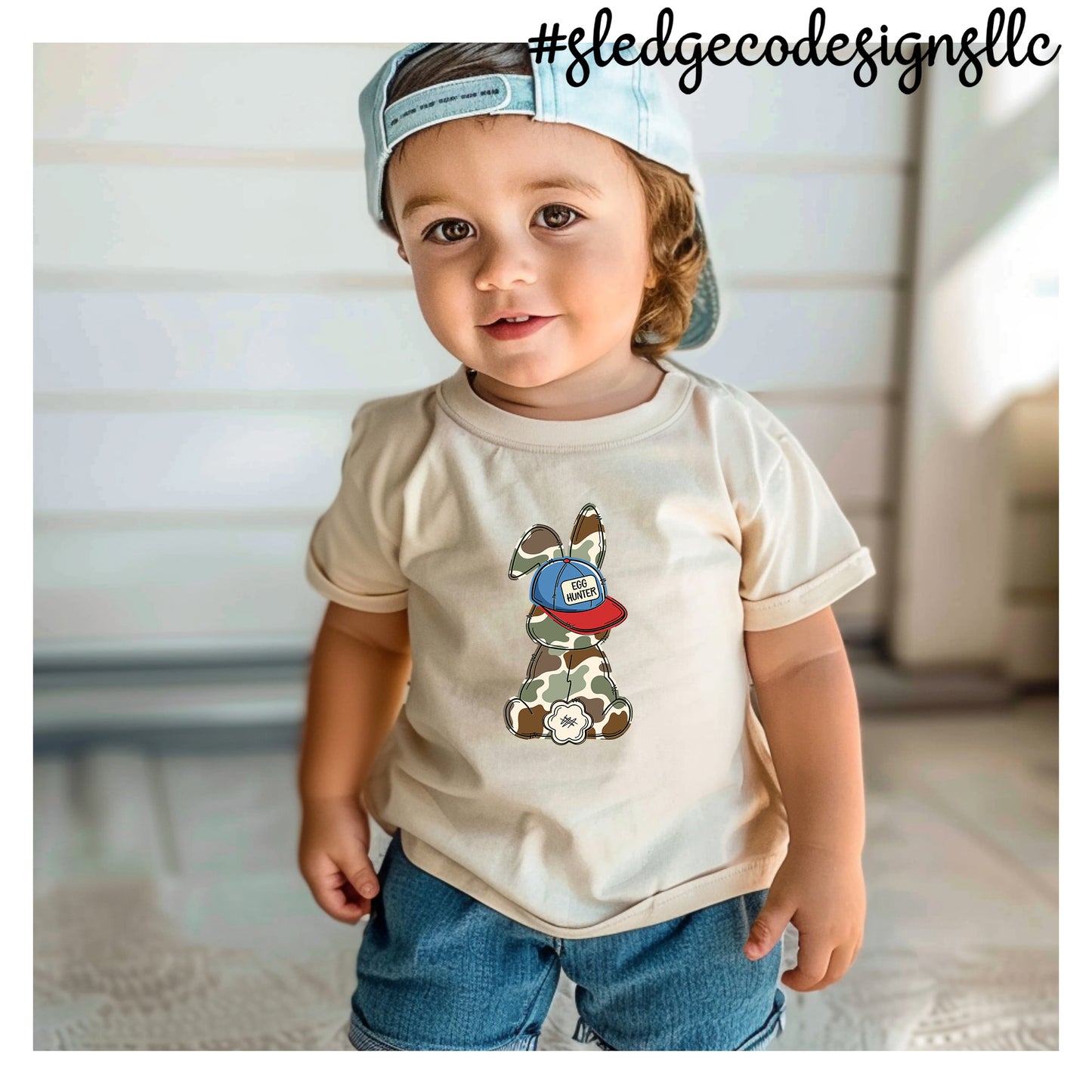 EASTER CAMO BUNNY | YOUTH - TODDLER - INFANT Custom TSHIRT