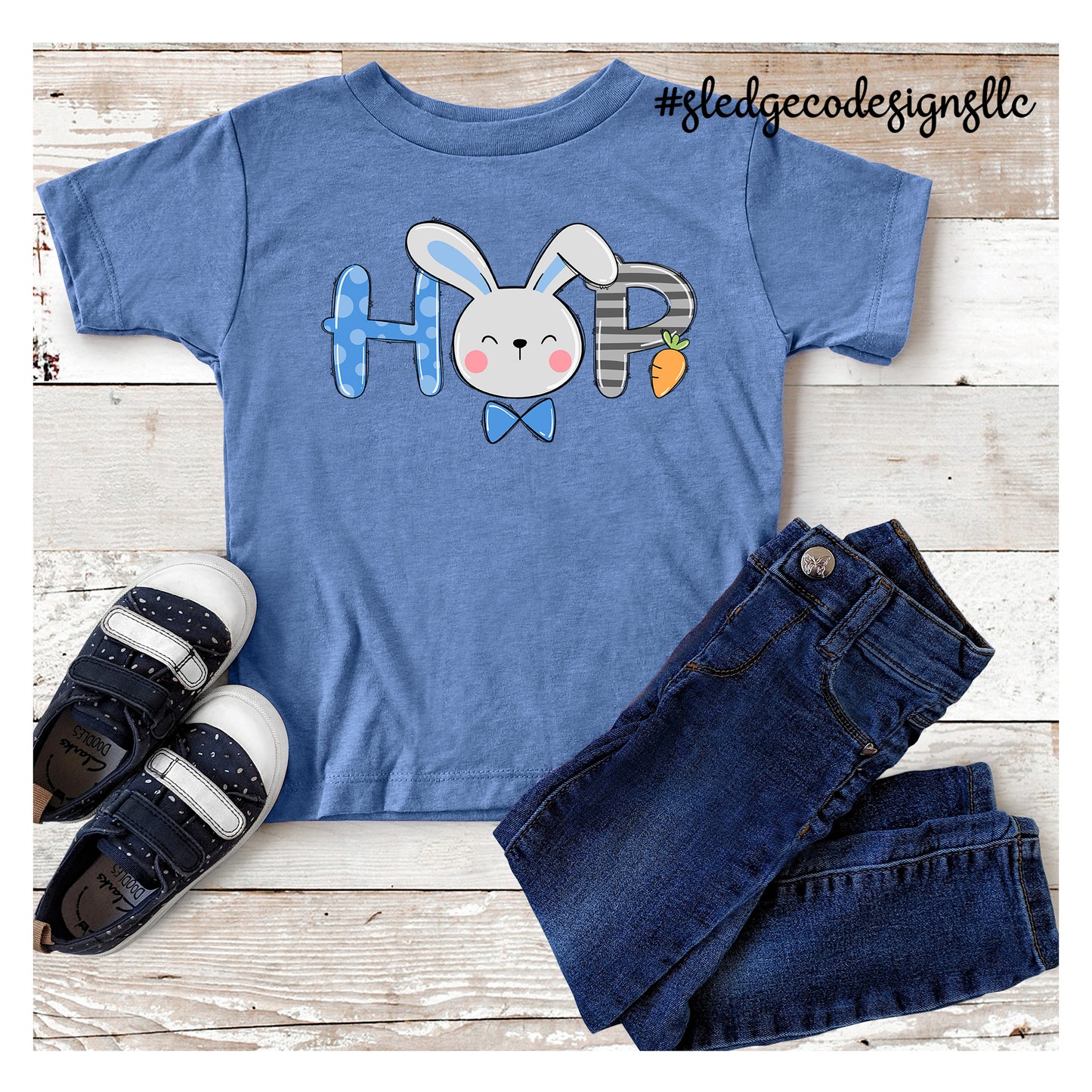 HOP - EASTER BUNNY | YOUTH - TODDLER - INFANT Custom TSHIRT