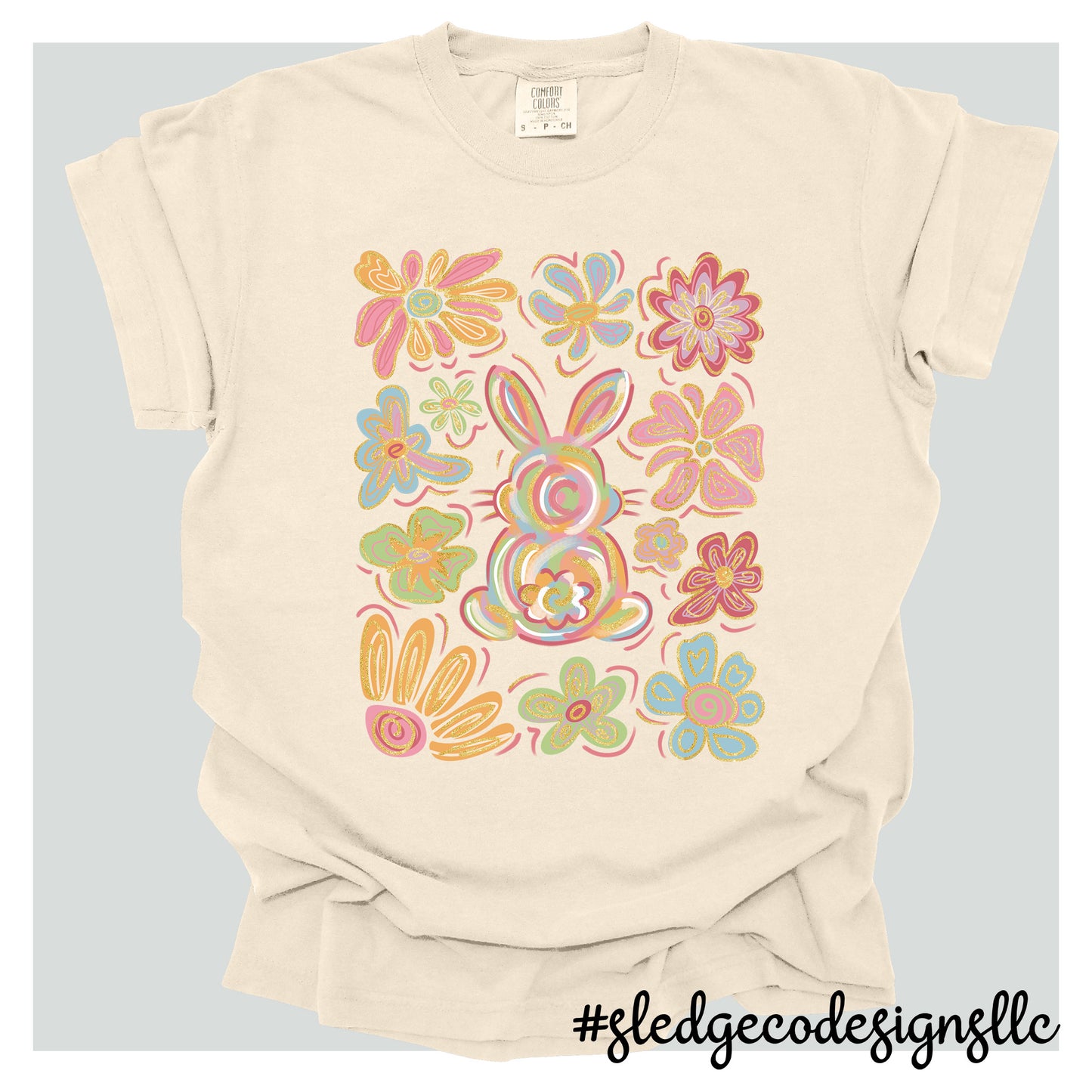 PAINTED RETRO BOHO EASTER TEE | Christian Easter | Unisex Custom TSHIRT