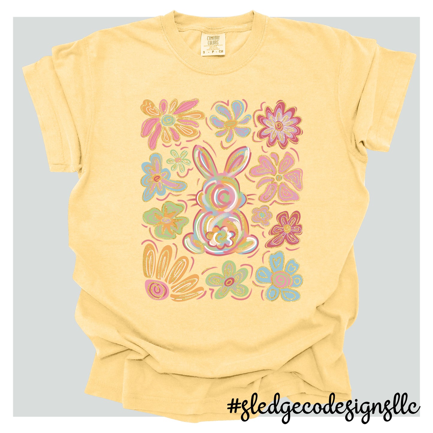 PAINTED RETRO BOHO EASTER TEE | Christian Easter | Unisex Custom TSHIRT