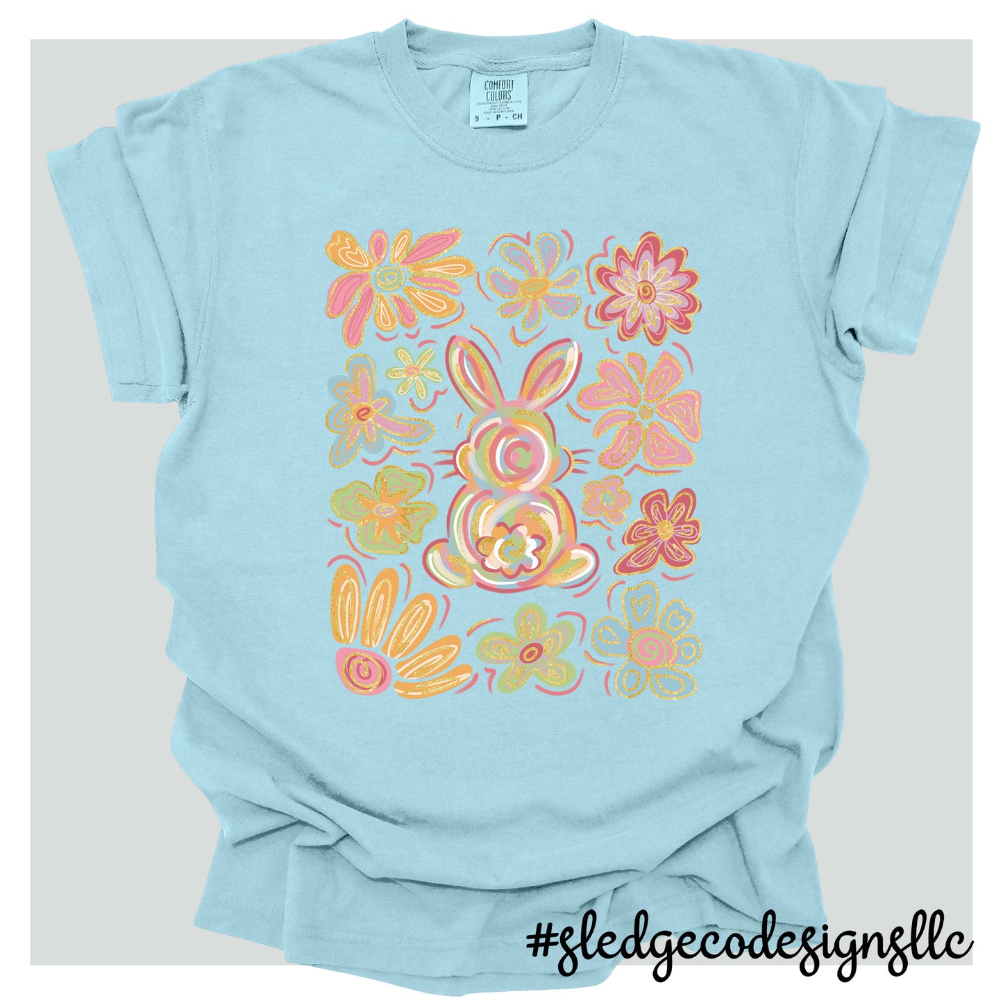 PAINTED RETRO BOHO EASTER TEE | Christian Easter | Unisex Custom TSHIRT