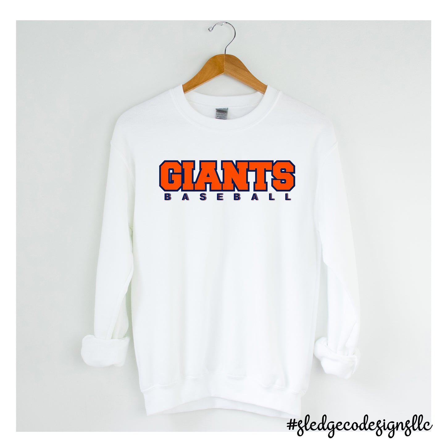 GIANTS BASEBALL BLOCK | Custom Unisex SWEATSHIRT