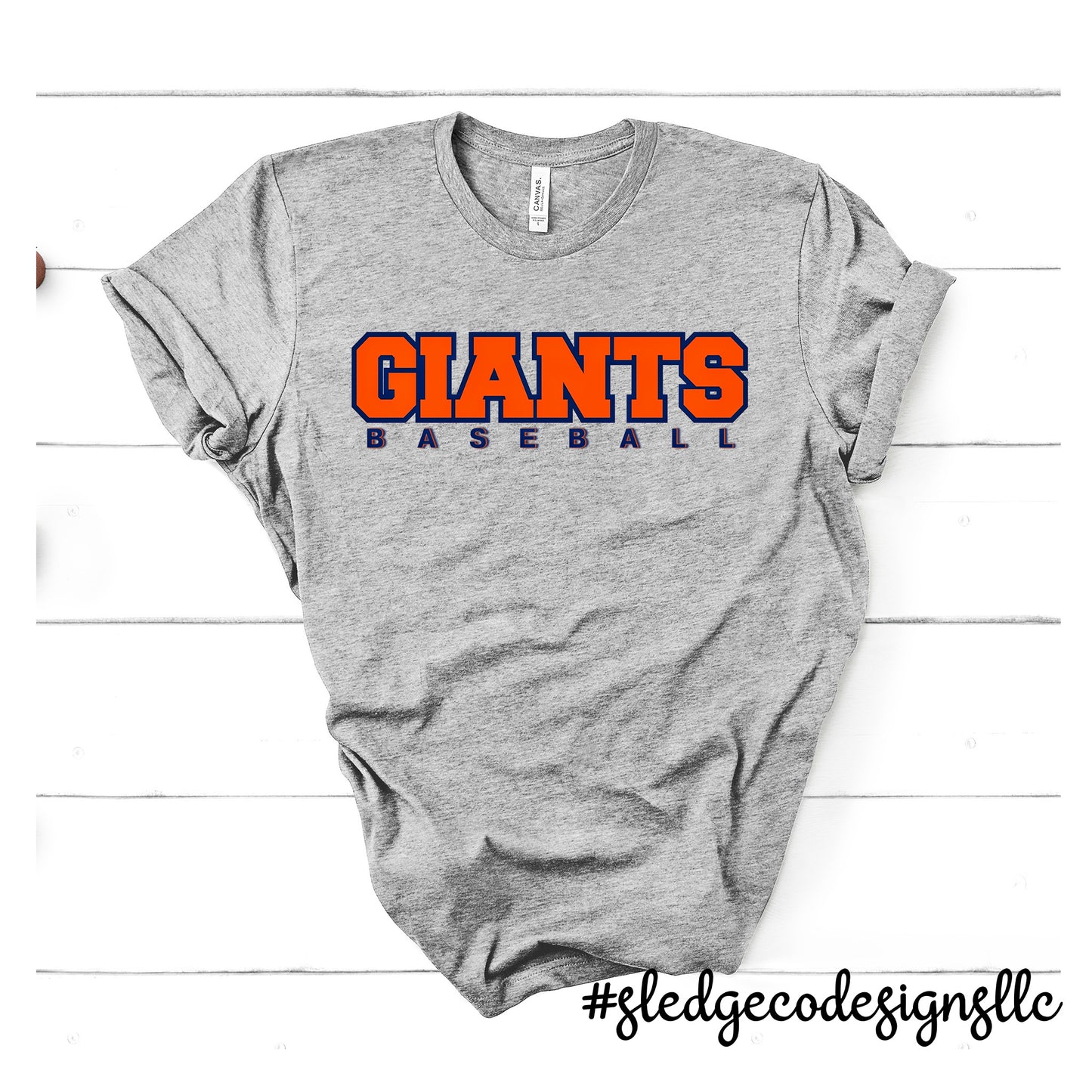 GIANTS BASEBALL BLOCK | Custom Unisex Tshirt