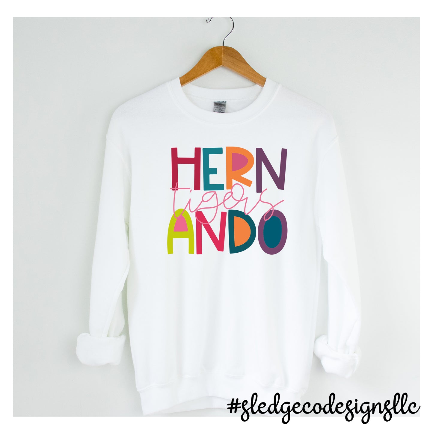 HERNANDO TIGERS | STACKED | UNISEX SWEATSHIRT