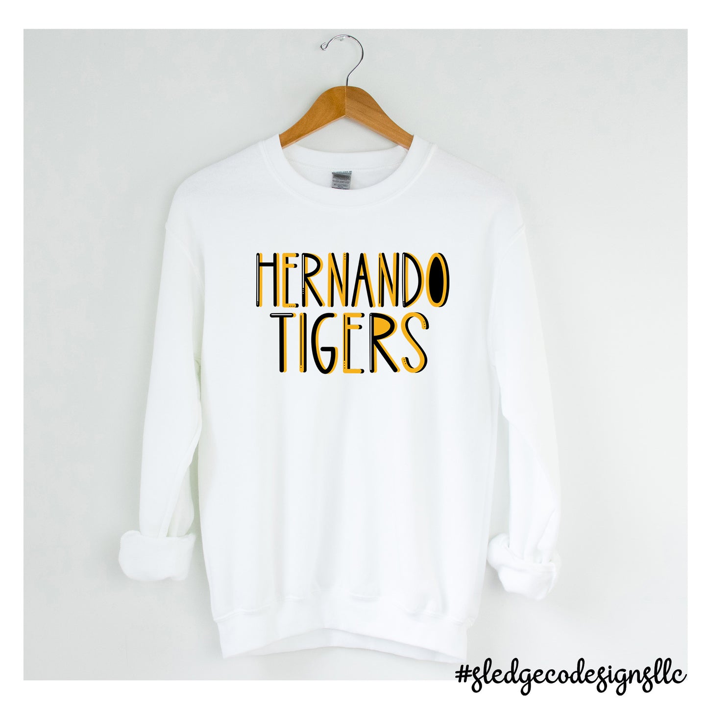 HERNANDO TIGERS LETTERED | CUSTOM UNISEX SWEATSHIRT