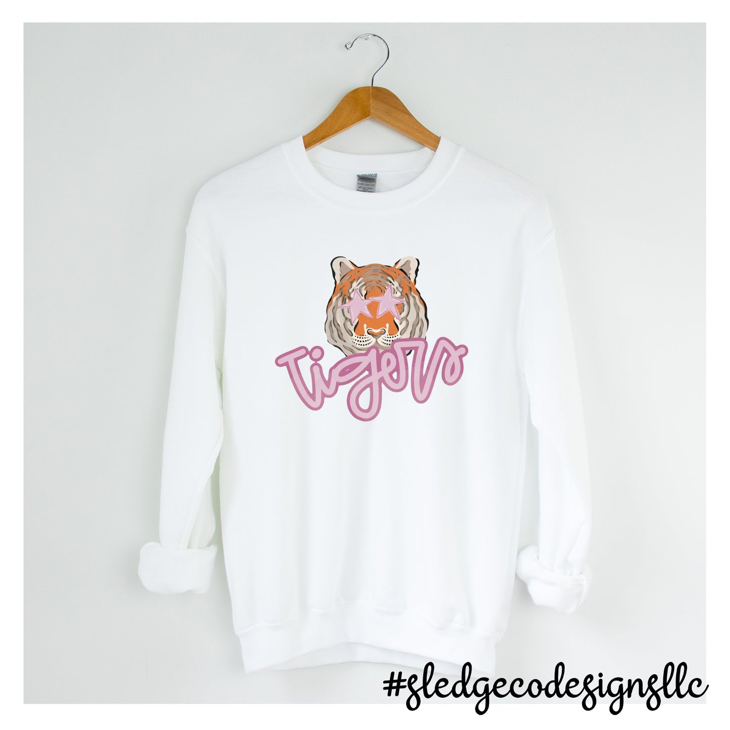 HERNANDO TIGERS | PINK | CUSTOM UNISEX SWEATSHIRT