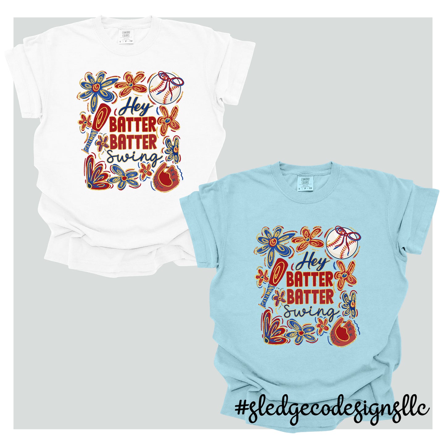 HEY BATTER BATTER BOHO BASEBALL | CUSTOM UNISEX TSHIRT