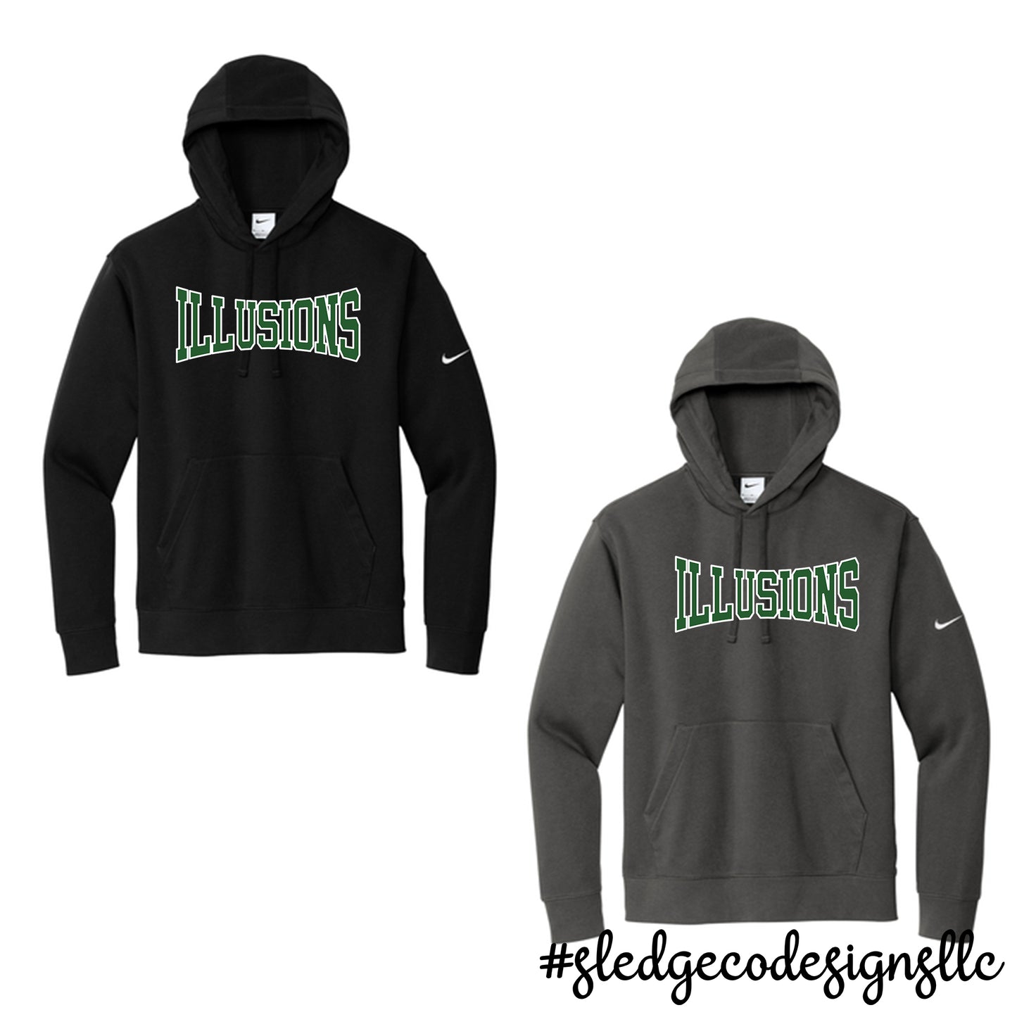 SALE: ILLUSIONS SOFTBALL | Nike Club Fleece Sleeve Swoosh Pullover Hoodie