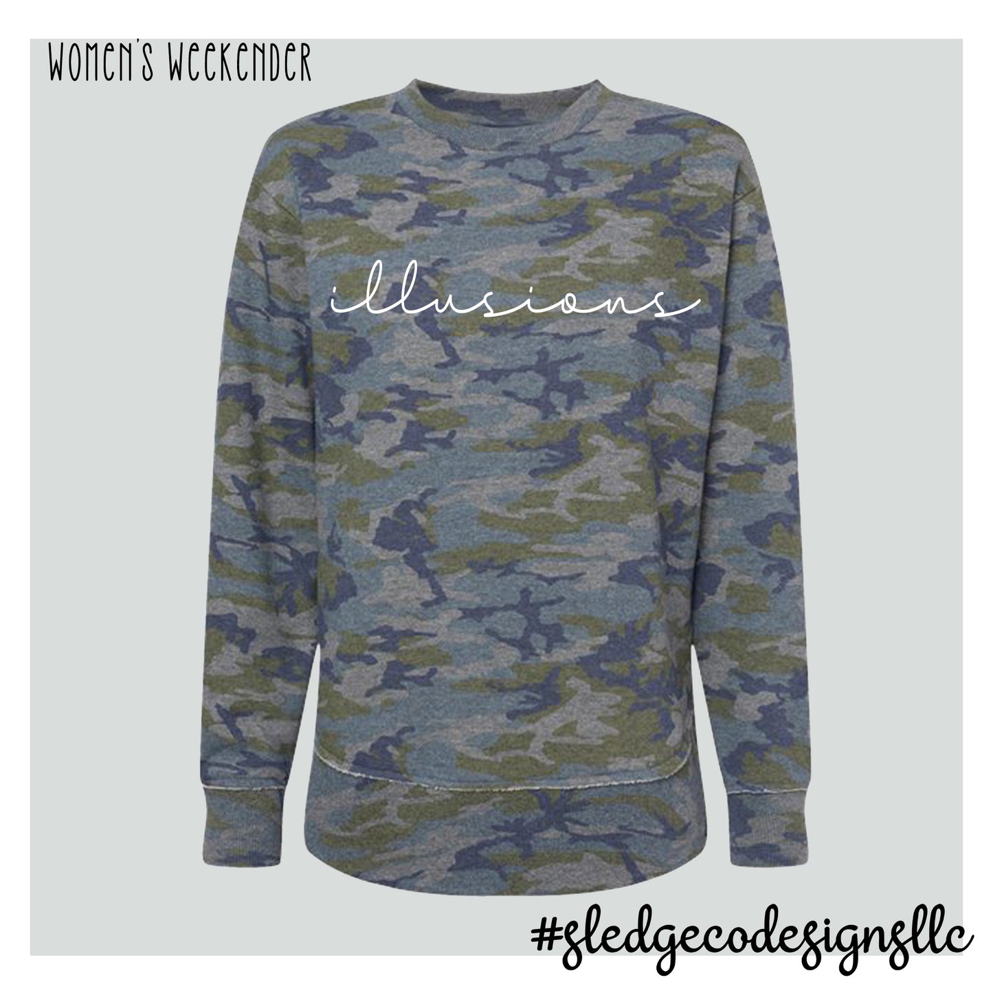 ILLUSIONS SOFTBALL | CAMO | Women's Weekender Fleece