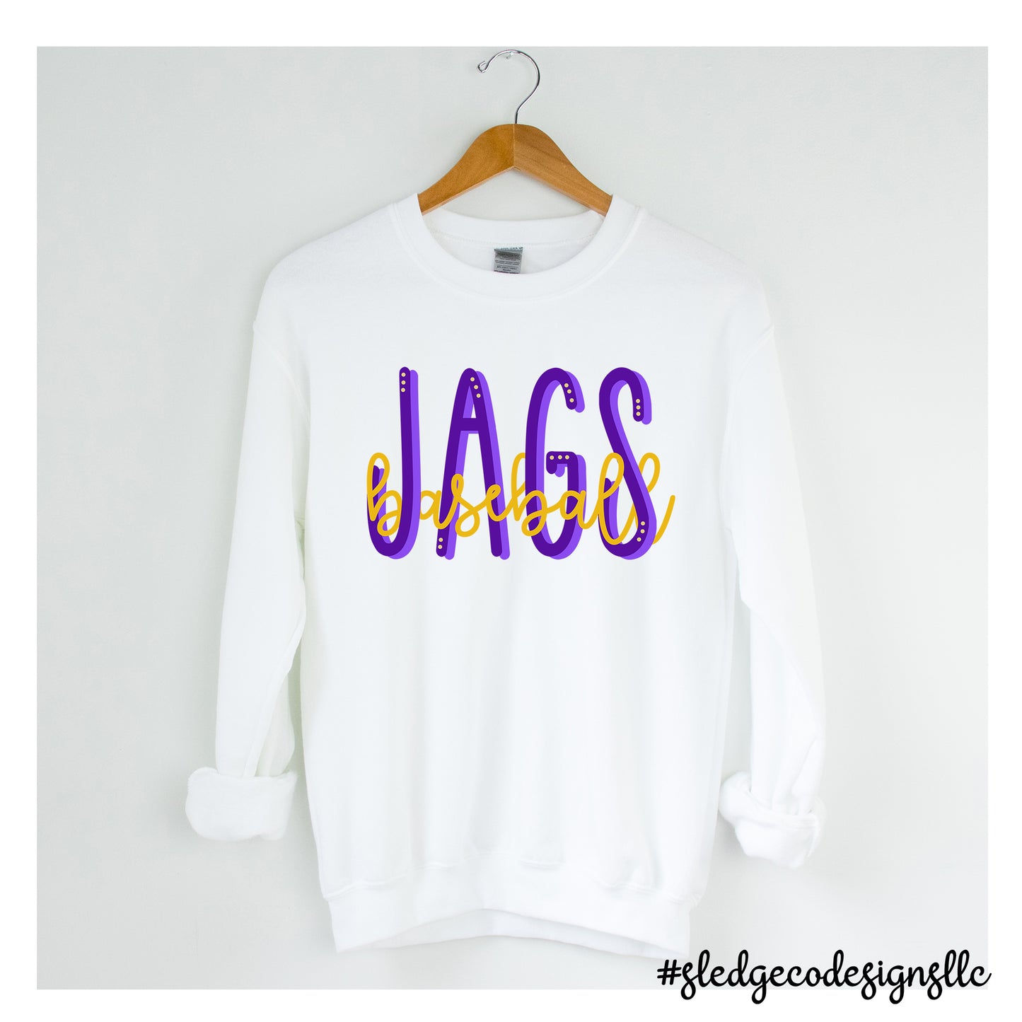 JAGS BASEBALL | DC JAGUARS | UNISEX SWEATSHIRT AND HOODIE