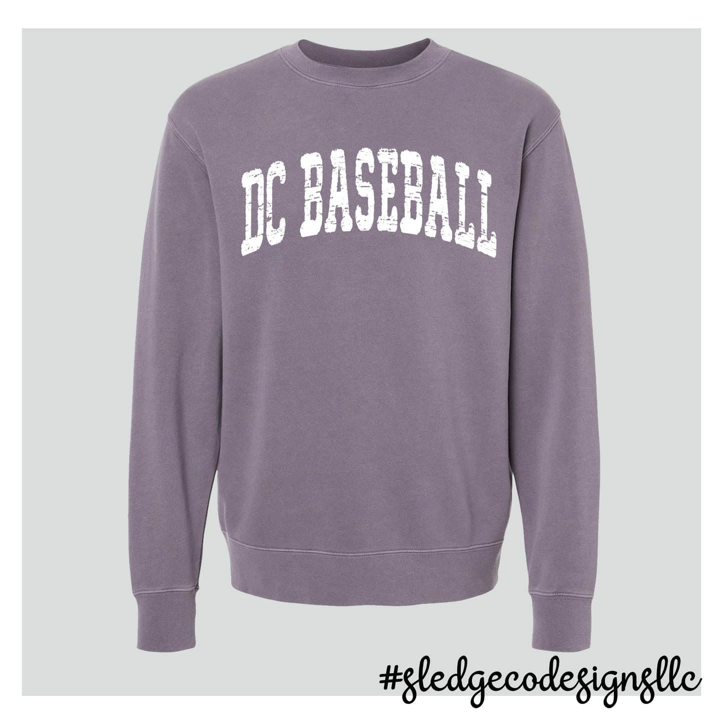DESOTO CENTRAL JAGS | DC JAGS BASEBALL | Midweight Pigment-Dyed Crewneck Sweatshirt