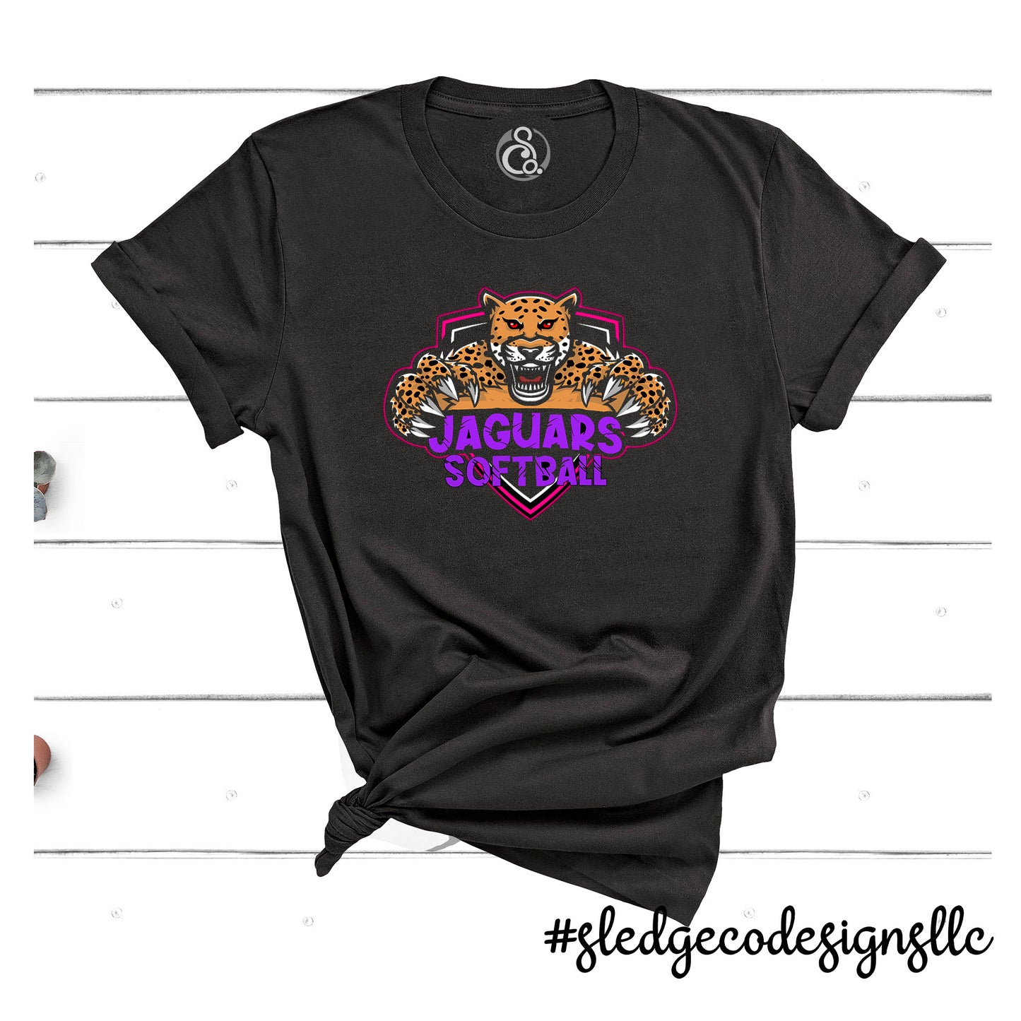 Jaguars Competitive Softball TRADITIONAL LOGO TEE | Custom Unisex Tshirt