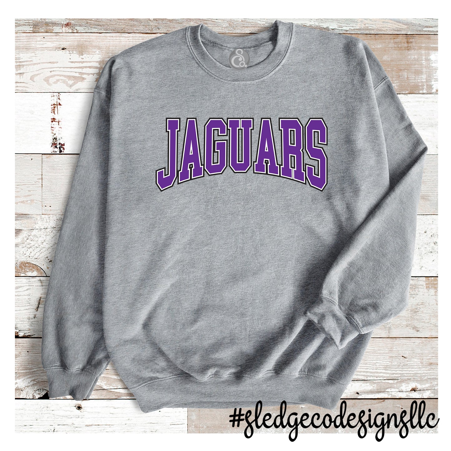 Jaguars Competitive Softball PURPLE COLLEGED | Custom Unisex SWEATSHIRT