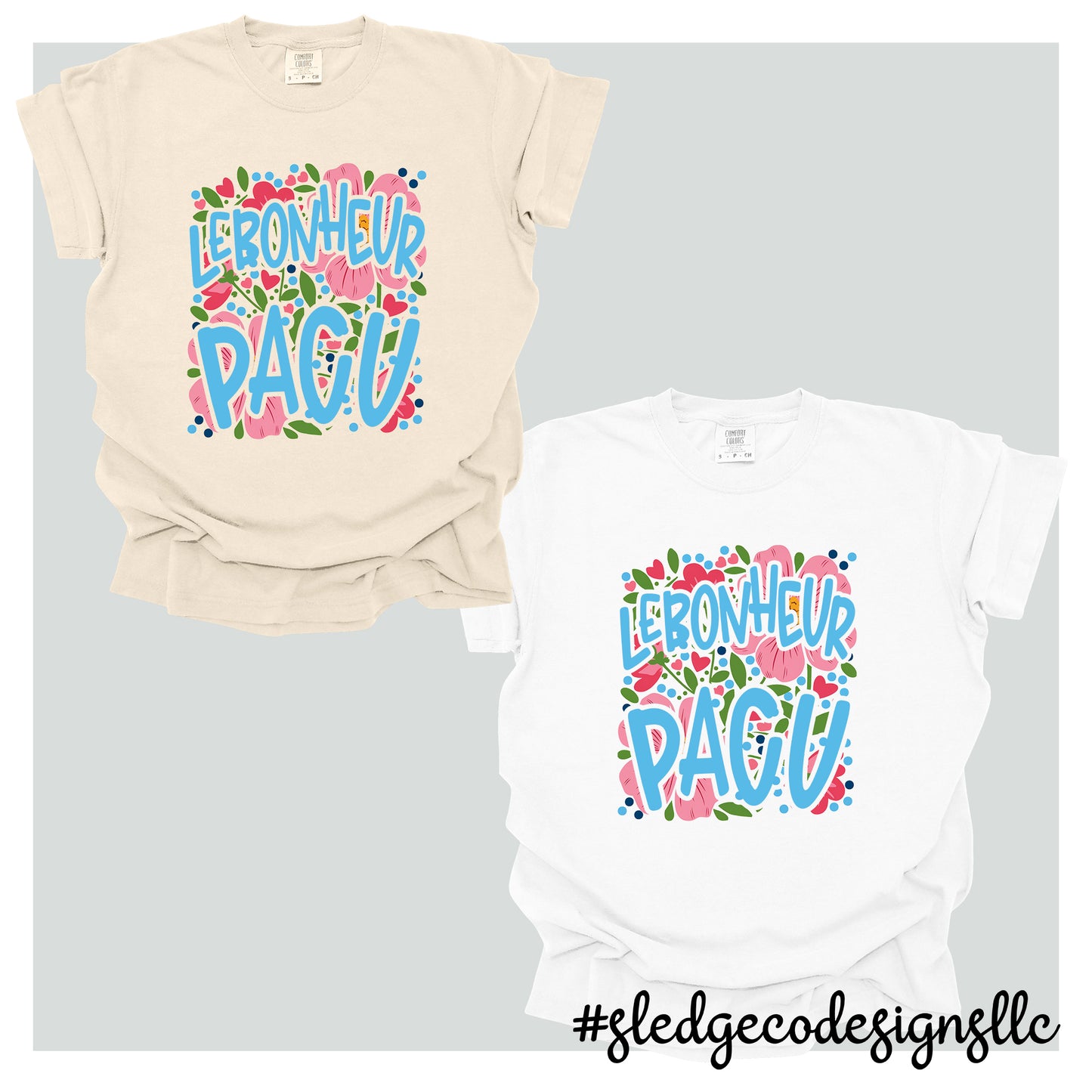 Le Bonheur PACU | BOHO  | UNISEX CUSTOM Tshirt