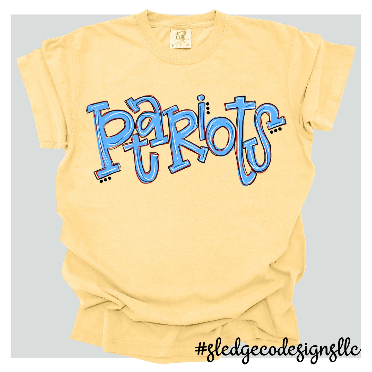 PATRIOTS | SKETCHED | UNISEX Custom Tshirt