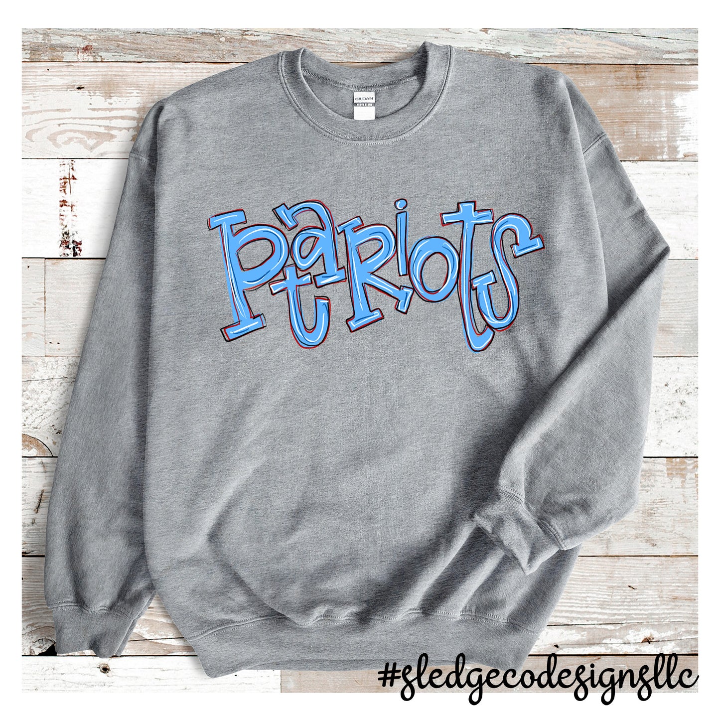 PATRIOTS | SKETCHED | Custom Unisex SWEATSHIRT
