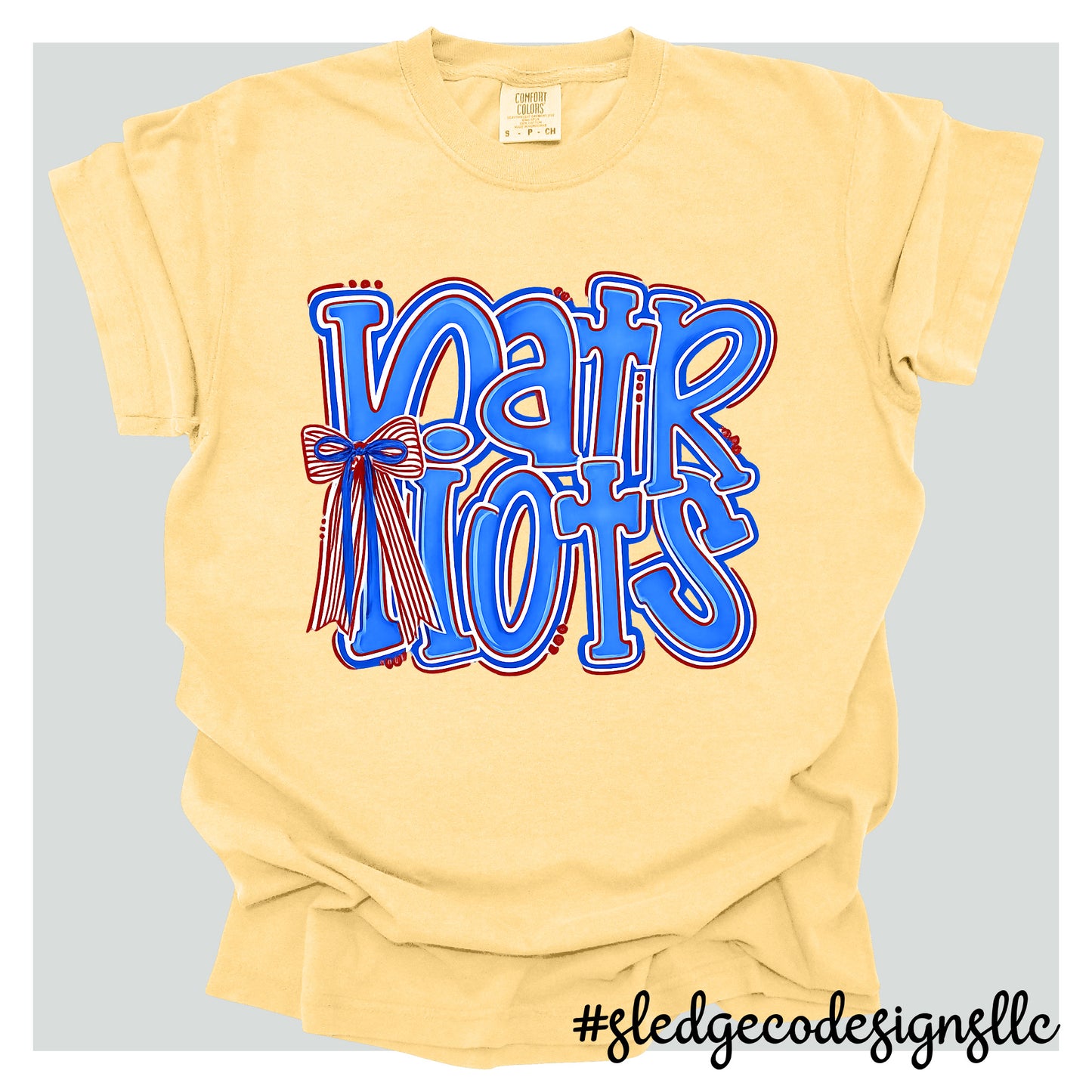 PATRIOTS | STACKED DOODLE | UNISEX Custom Tshirt