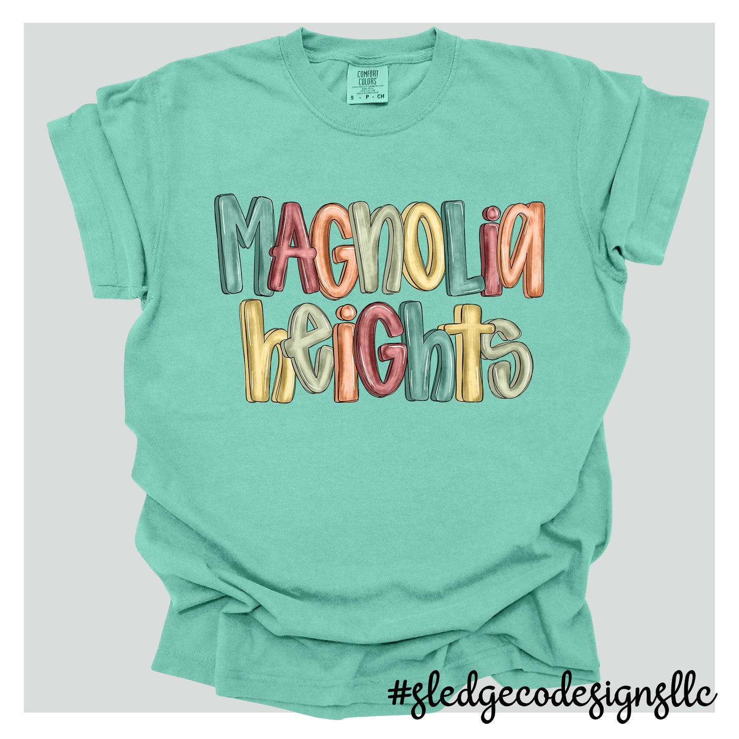 MAGNOLIA HEIGHTS | PAINTED DOODLE | Custom Unisex Tshirt