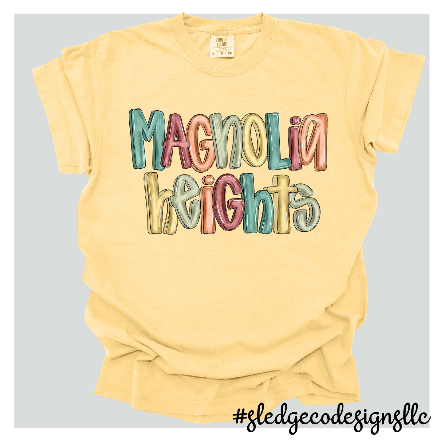 MAGNOLIA HEIGHTS | PAINTED DOODLE | Custom Unisex Tshirt