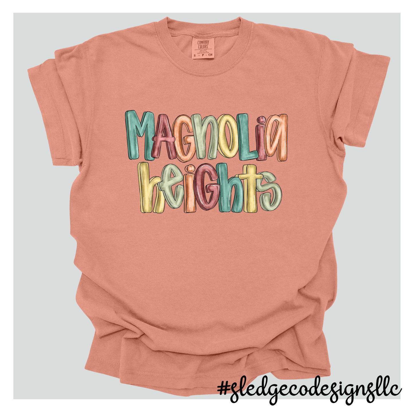 MAGNOLIA HEIGHTS | PAINTED DOODLE | Custom Unisex Tshirt