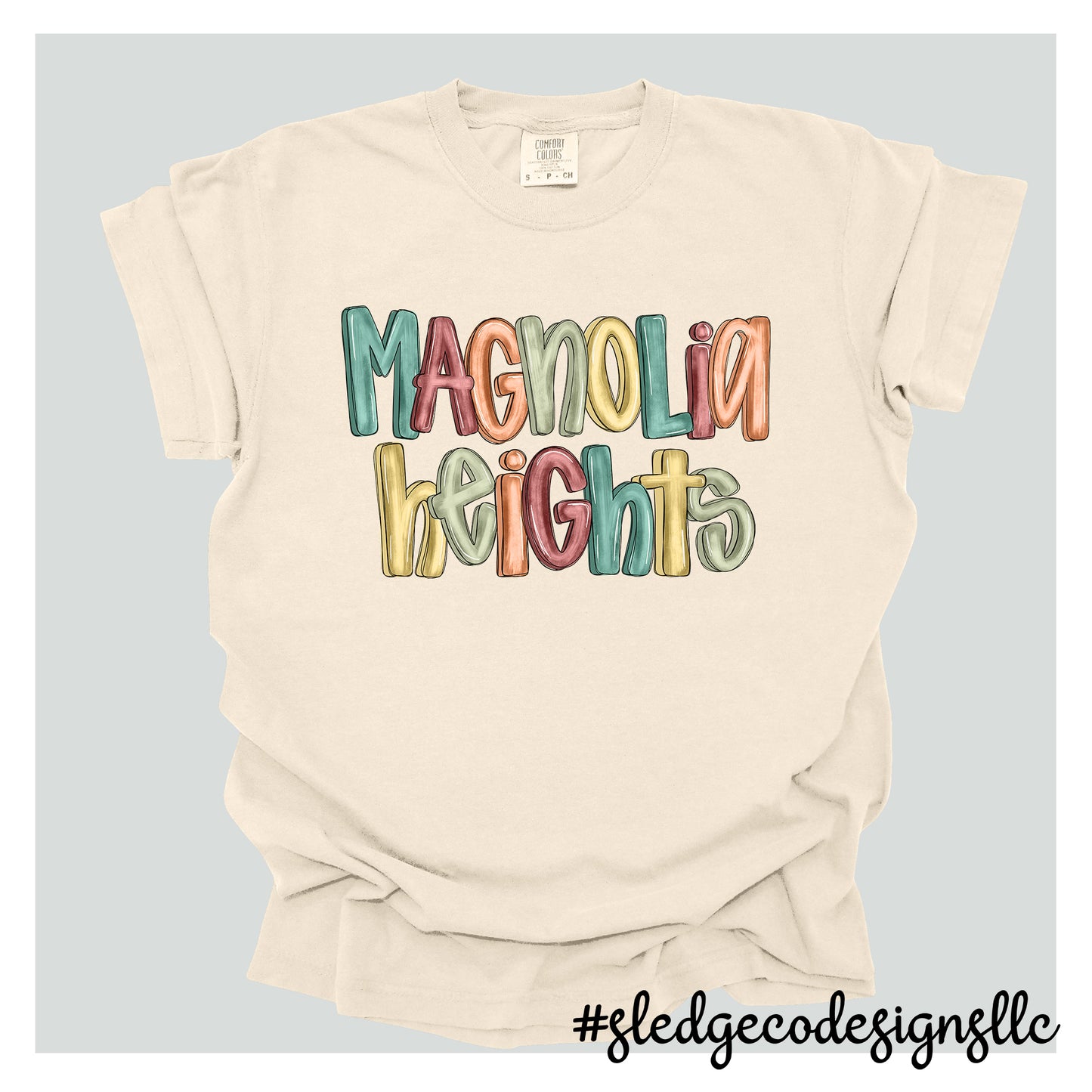 MAGNOLIA HEIGHTS | PAINTED DOODLE | Custom Unisex Tshirt
