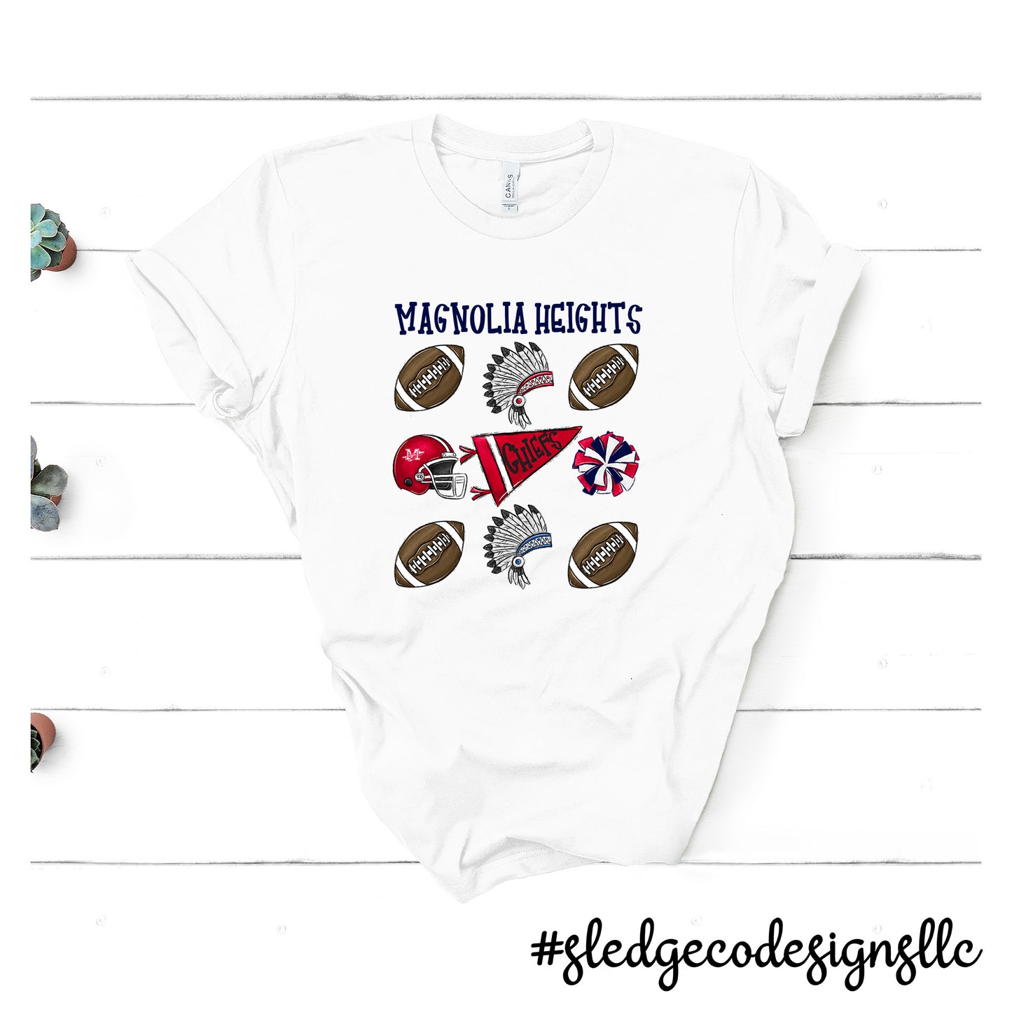 MHS FOOTBALL AND CHEER | Custom Unisex Tshirt