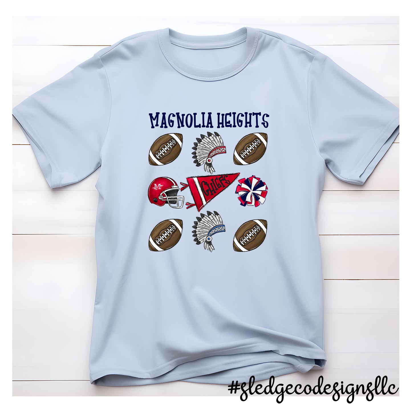 MHS FOOTBALL AND CHEER | Custom Unisex Tshirt
