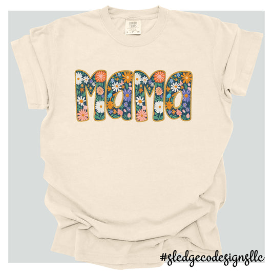 FLORAL MAMA | CUSTOM UNISEX TSHIRT