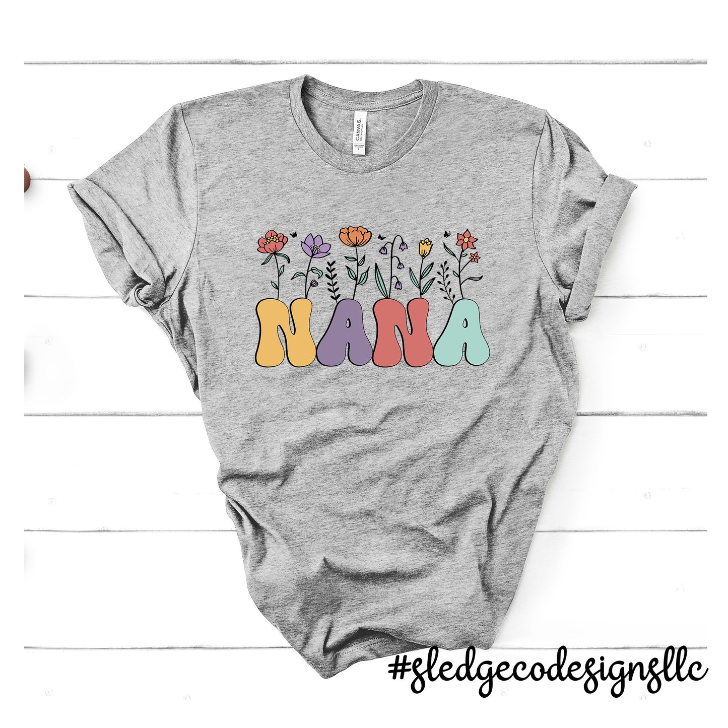 NANA FLOWERS | MOTHER'S DAY | Custom Unisex TSHIRT