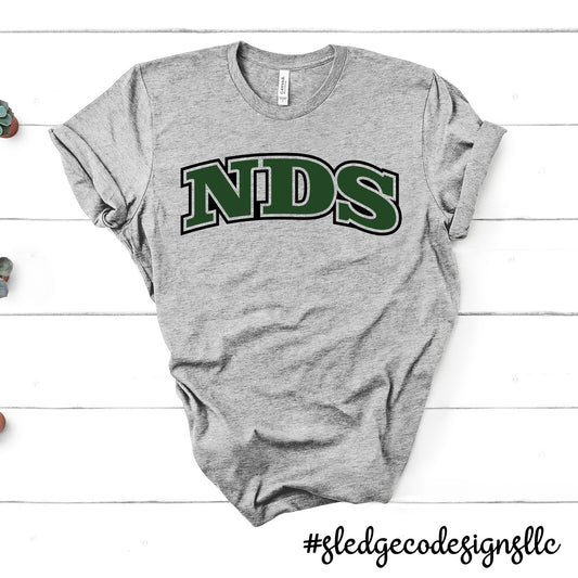 NDS North Delta Green Wave | Custom Unisex Tshirt