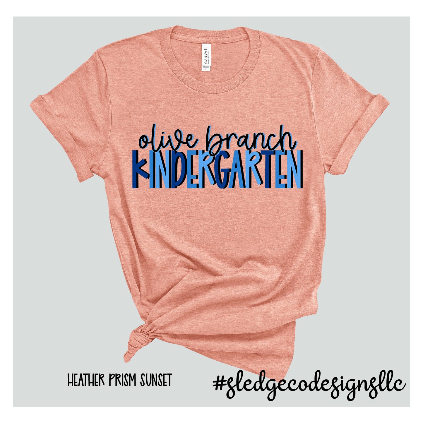 OLIVE BRANCH KINDERGARTEN | Hand Drawn | Custom Unisex Tshirt
