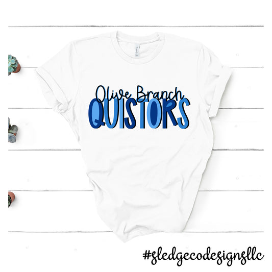 OLIVE BRANCH QUISTORS | Hand Drawn | Custom Unisex Tshirt