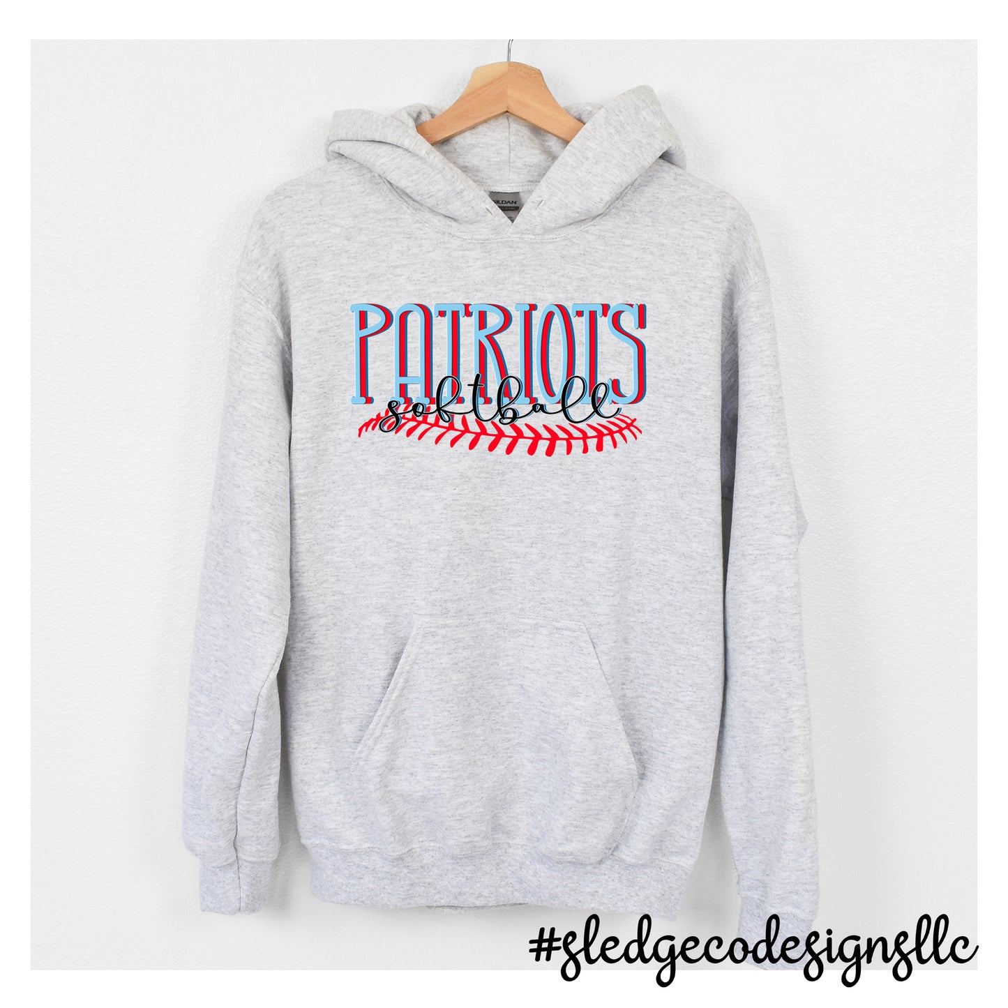 PATRIOTS SOFTBALL | EXCLUSIVE | CUSTOM UNISEX HOODIE