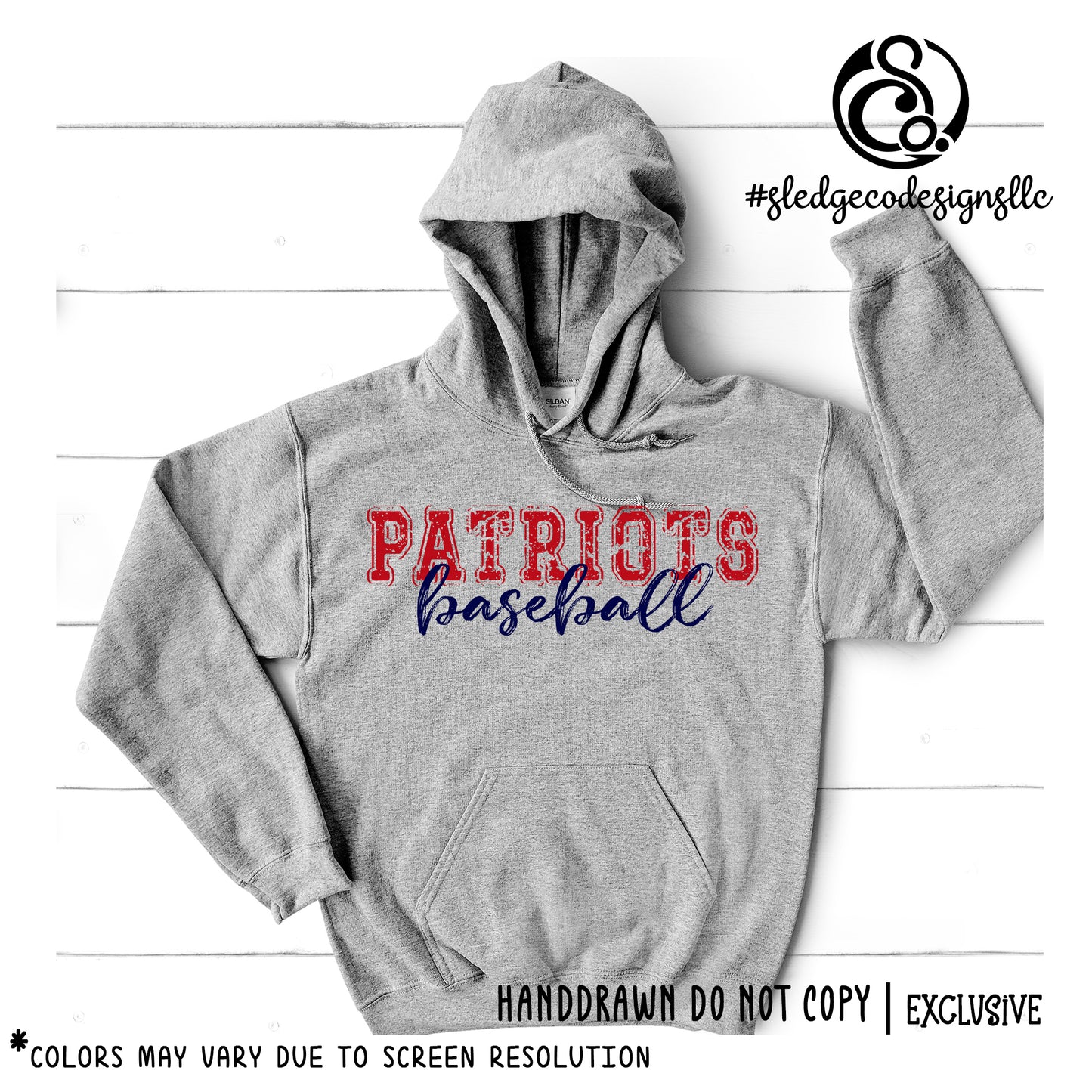 PATRIOTS BASEBALL VINTAGE | CUSTOM HOODIE