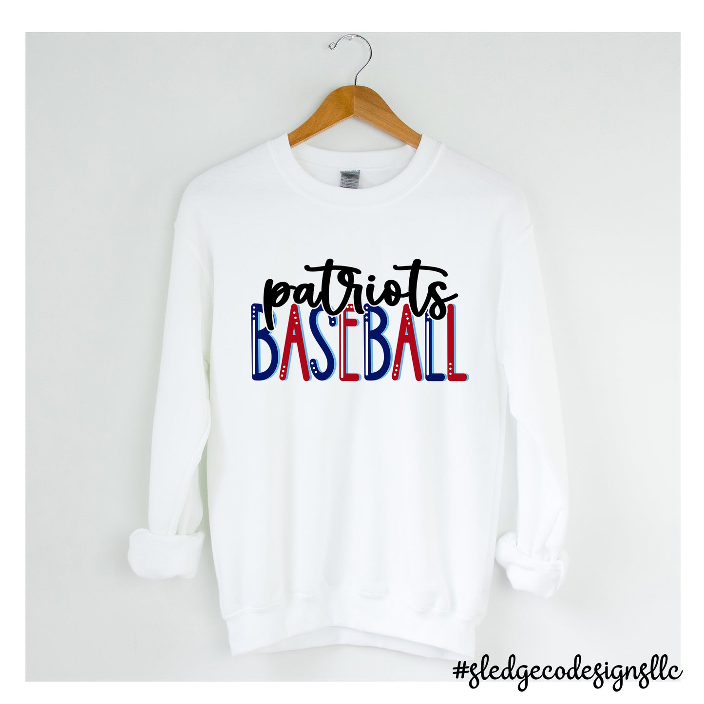 PATRIOTS BASEBALL | SCRIPT | UNISEX SWEATSHIRT