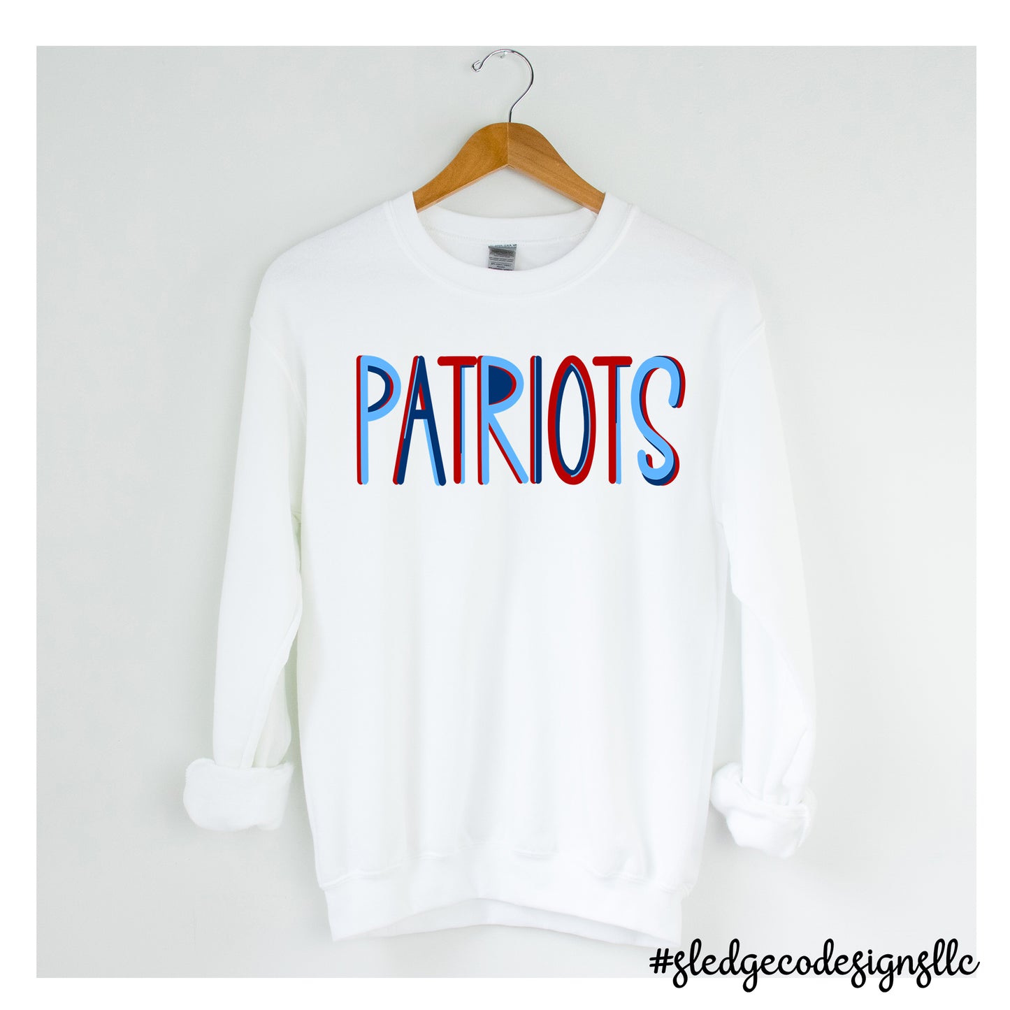 Patriots lettered | UNISEX SWEATSHIRT