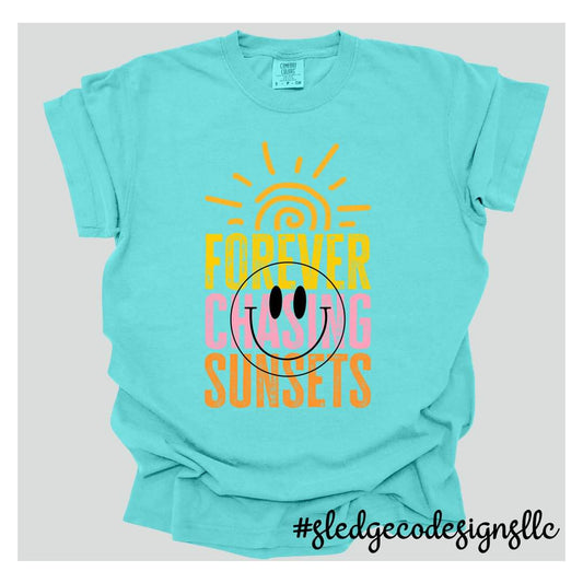 FOREVER CHASING SUNSETS | CC Custom UNISEX TSHIRT