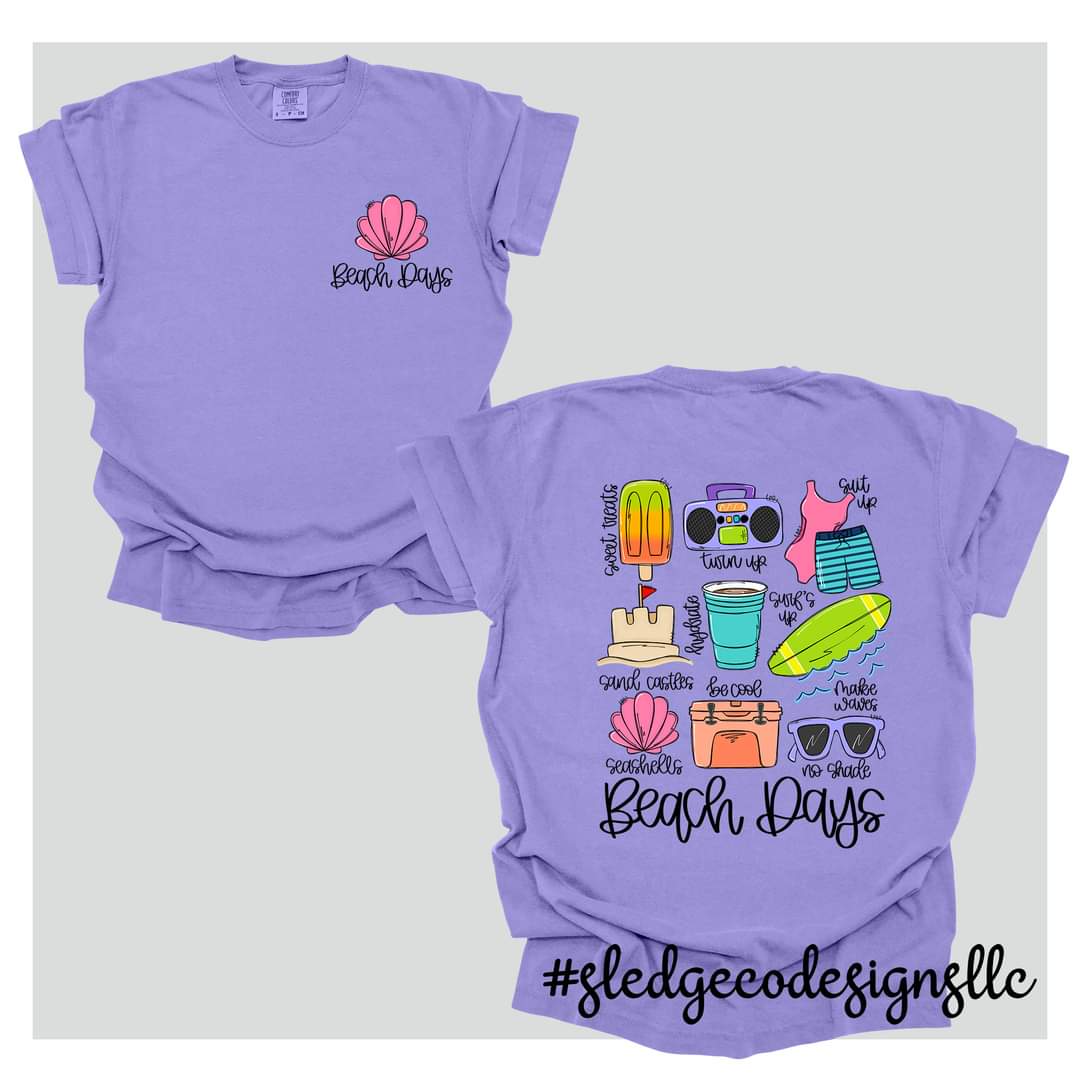 BEACH DAYS | CUSTOM UNISEX TSHIRT