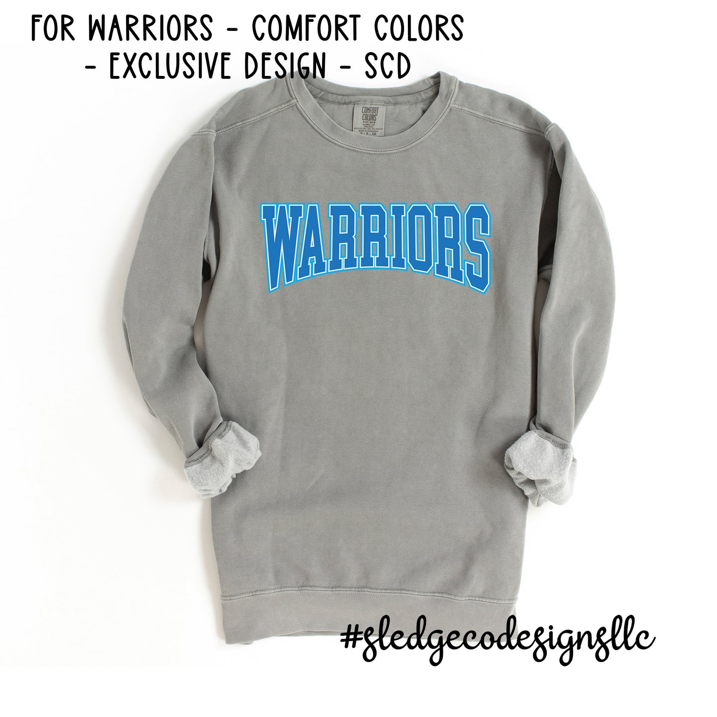 SENATOBIA WARRIORS | COLLEGE | COMFORT COLORS UNISEX SWEATSHIRT