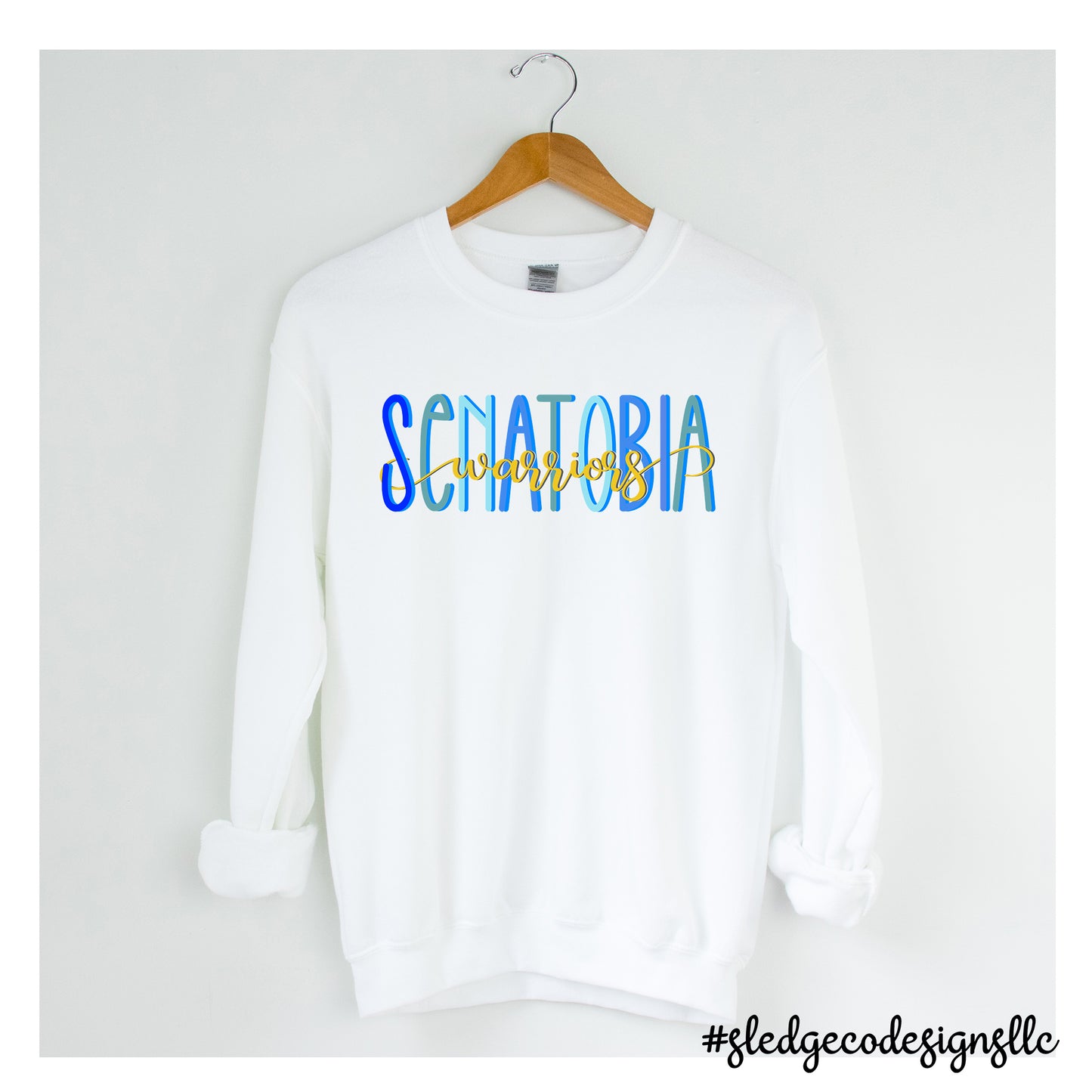 SENATOBIA WARRIORS DUO | UNISEX SWEATSHIRT