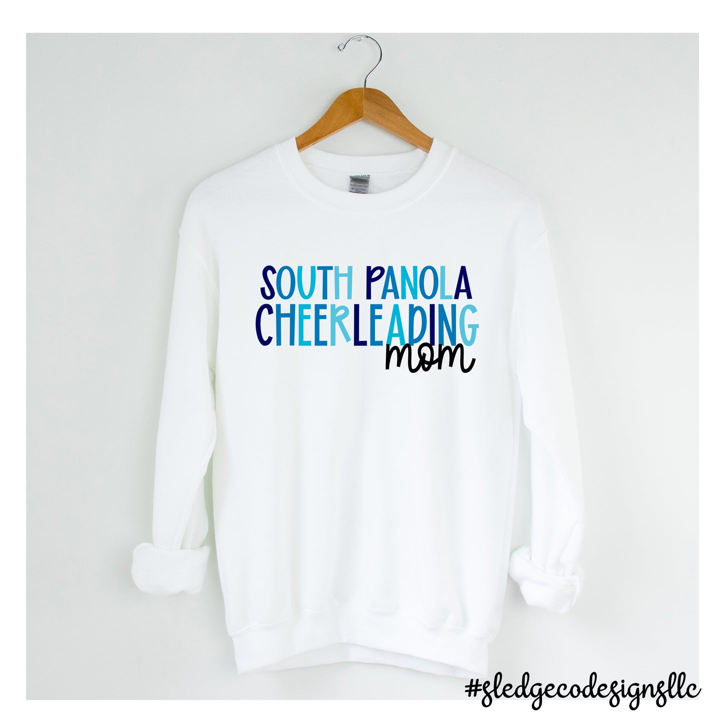 SOUTH PANOLA | CHEERLEADING MOM BLUES | CUSTOM UNISEX SWEATSHIRT