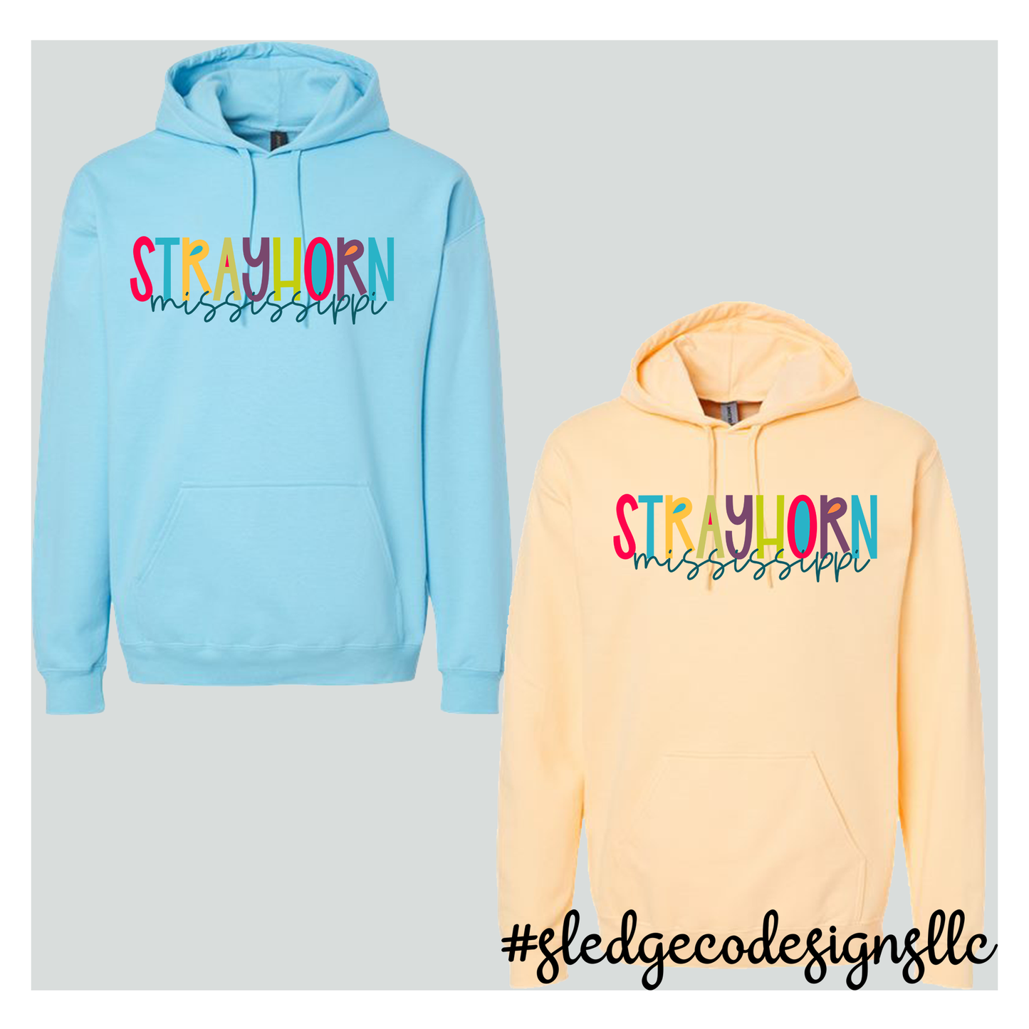 STRAYHORN MISSISSIPPI | CITY BRIGHT | CUSTOM UNISEX HOODIE