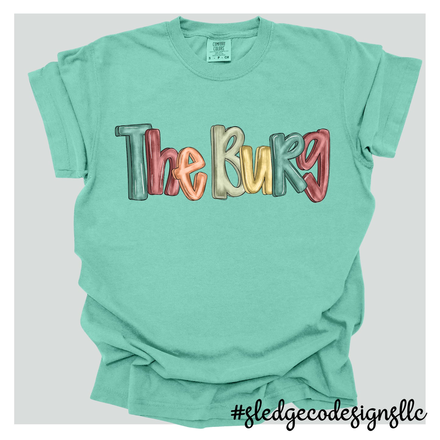 THE BURG | PAINTED DOODLE | Custom Unisex Tshirt