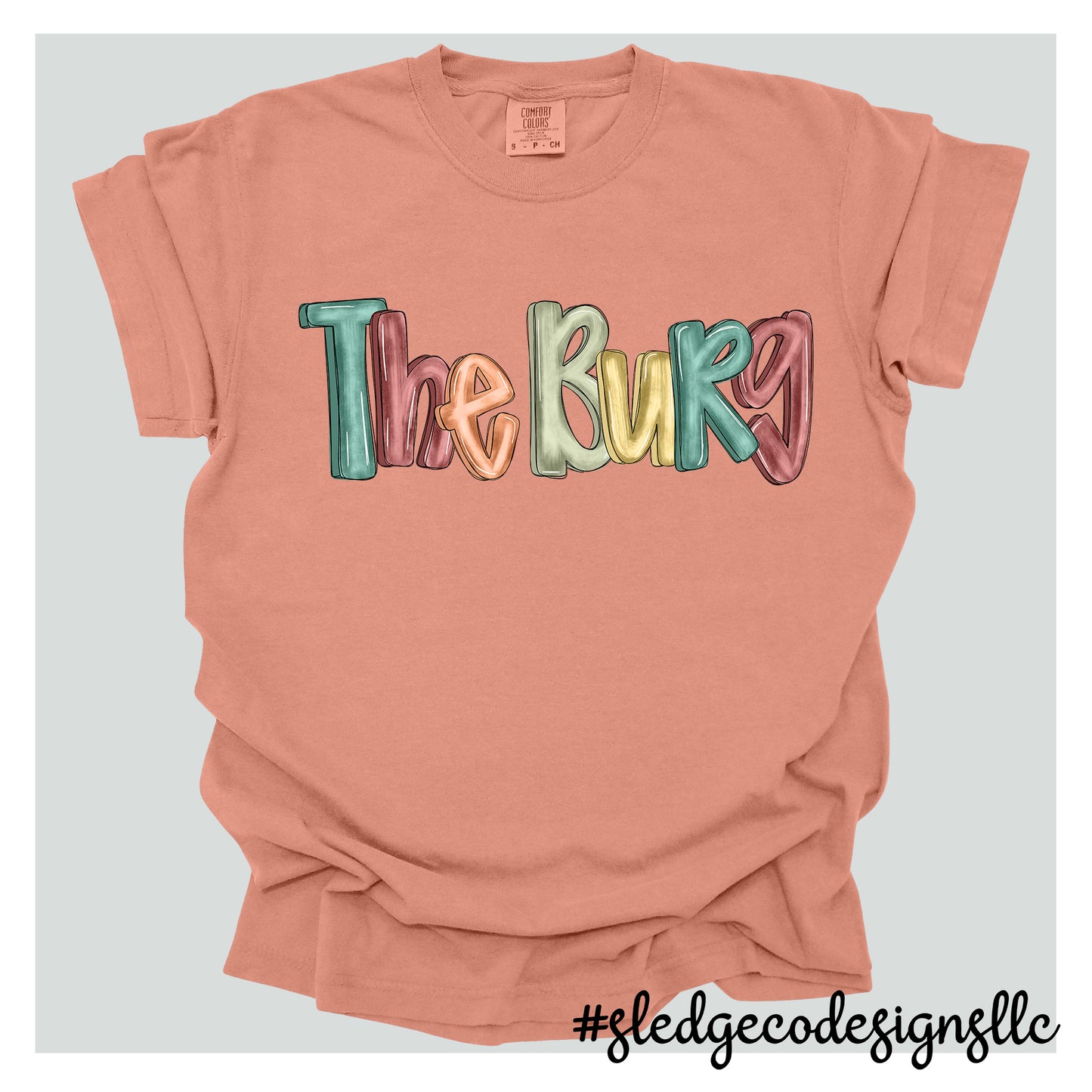 THE BURG | PAINTED DOODLE | Custom Unisex Tshirt