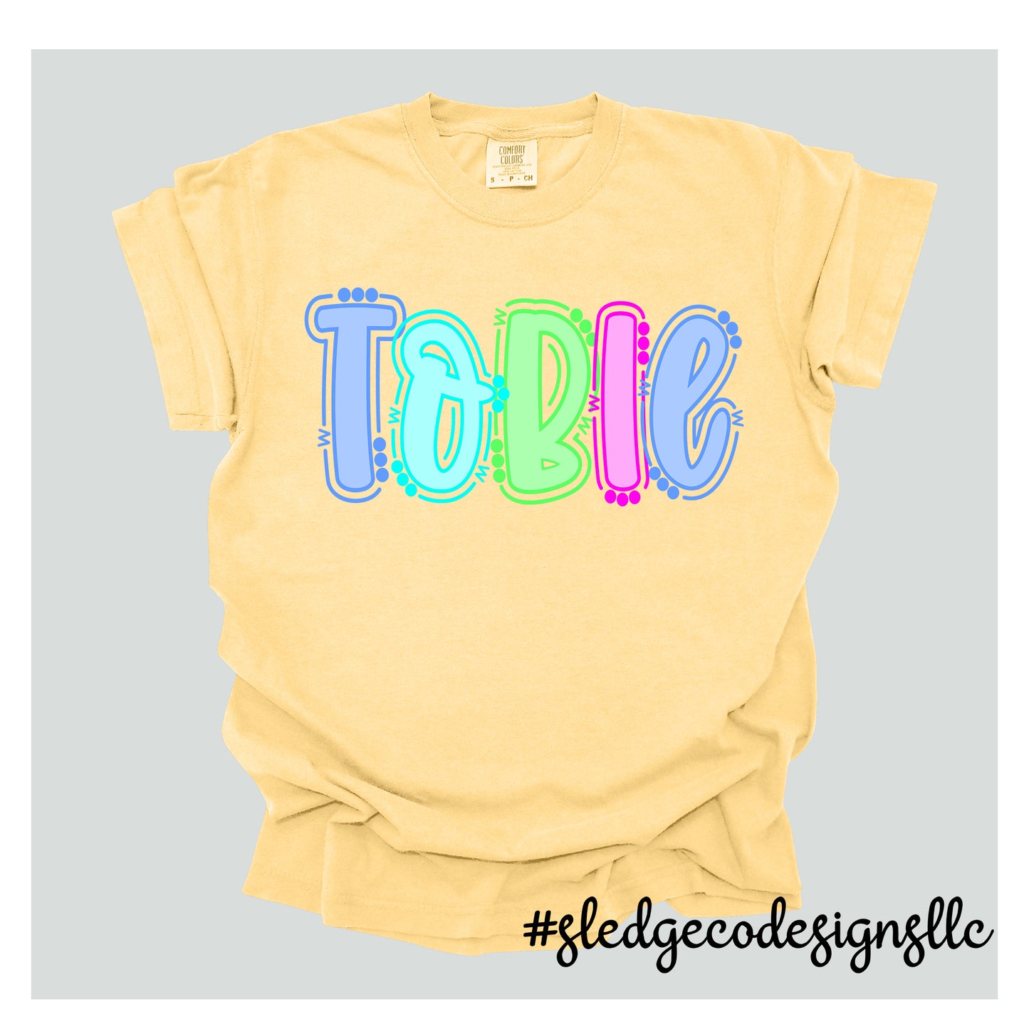 TOBIE | DOTTED BUBBLE | CUSTOM UNISEX TSHIRT