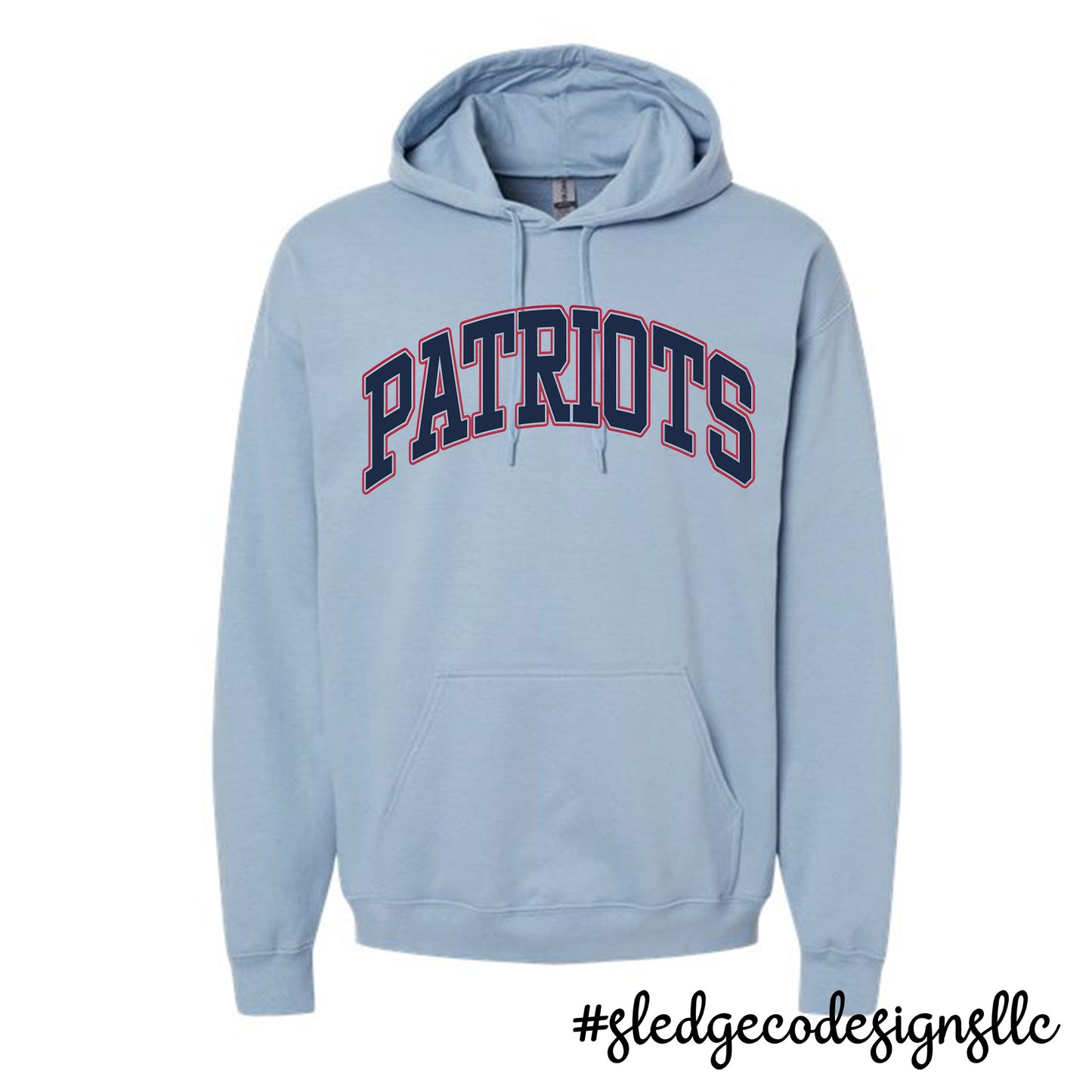 PATRIOTS ARCHED | CUSTOM UNISEX SOFTSTYLE HOODIE