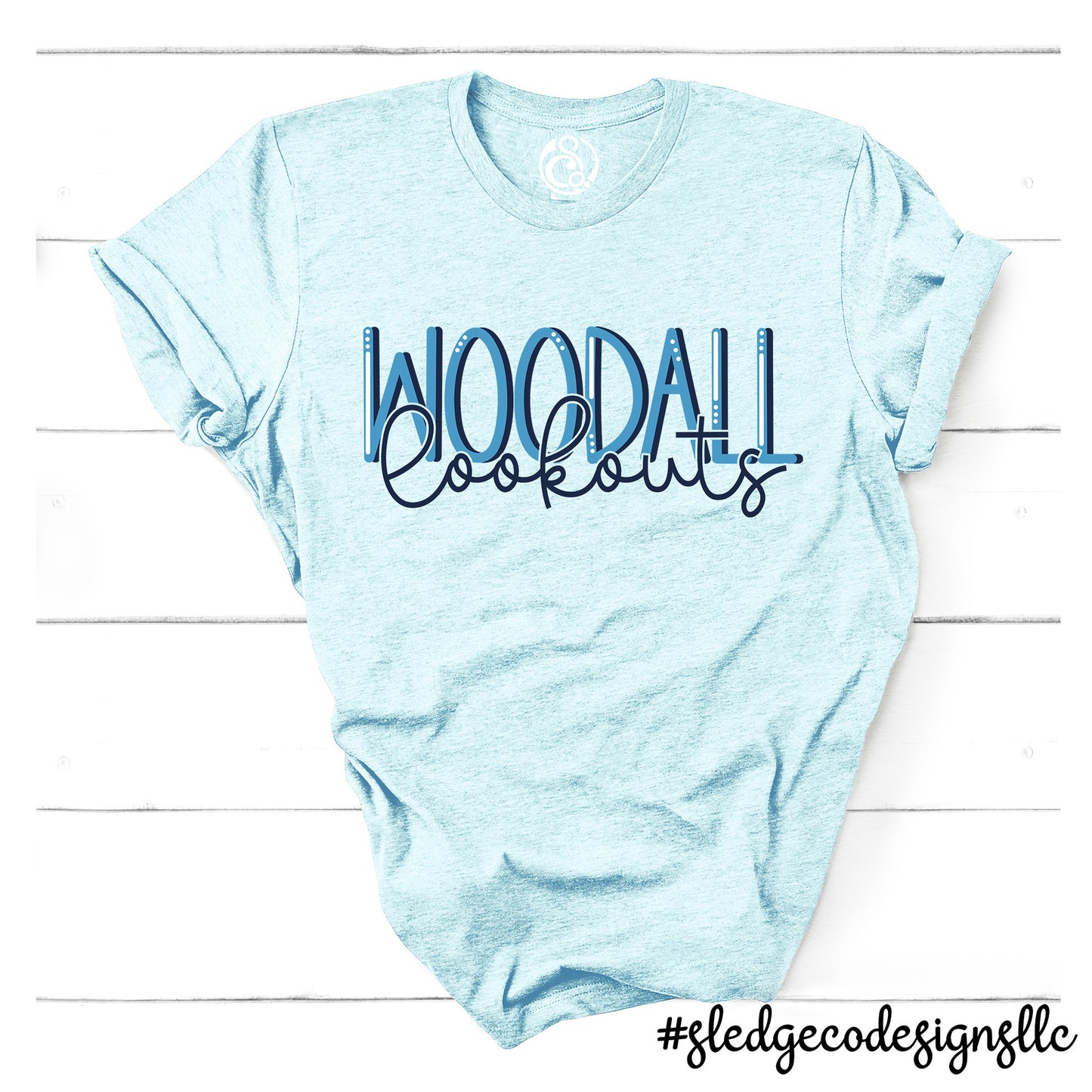 WOODALL LOOKOUTS SOFTBALL DUO | Custom Unisex Tshirt
