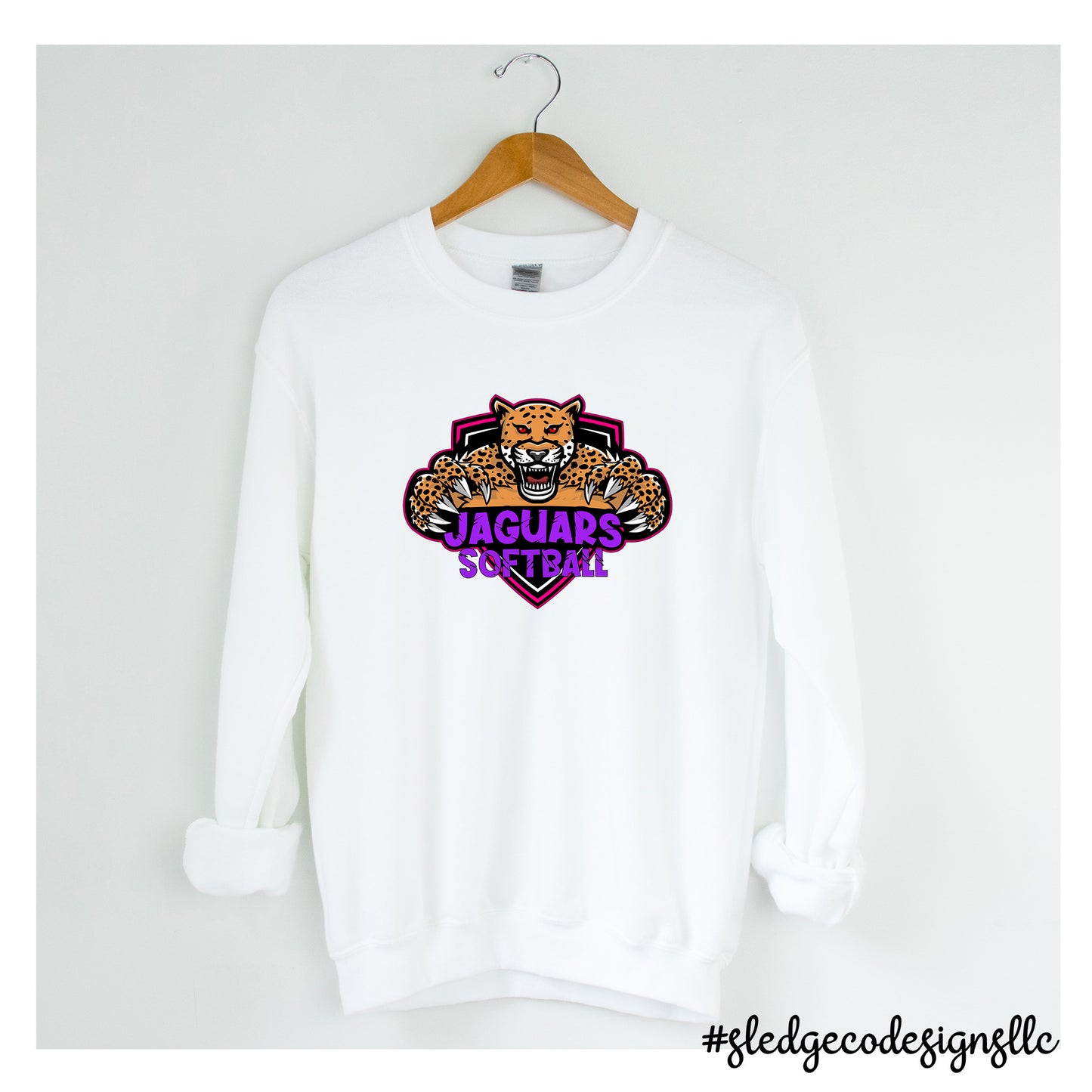 Jaguars Competitive Softball TRADITIONAL LOGO | Custom Unisex SWEATSHIRT