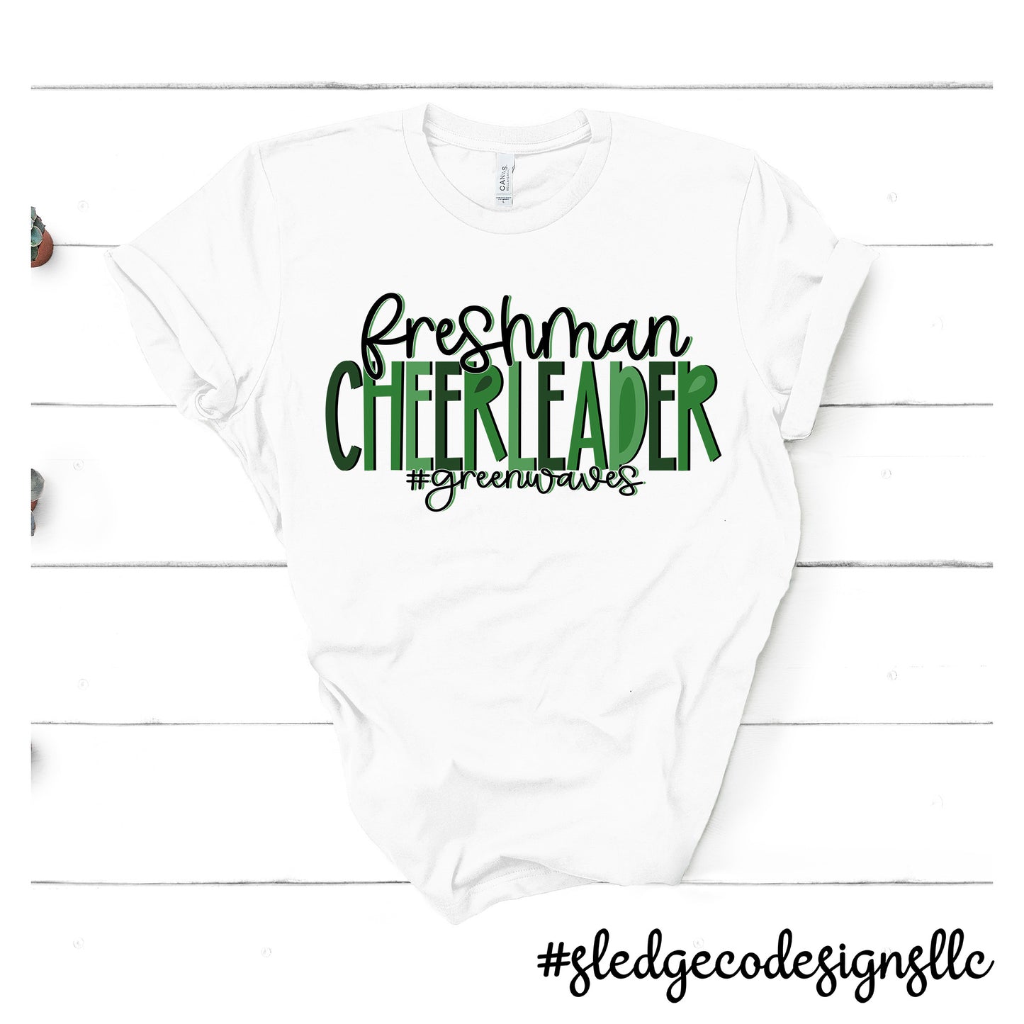 NORTH DELTA FRESHMAN CHEERLEADER | Custom Unisex Tshirt